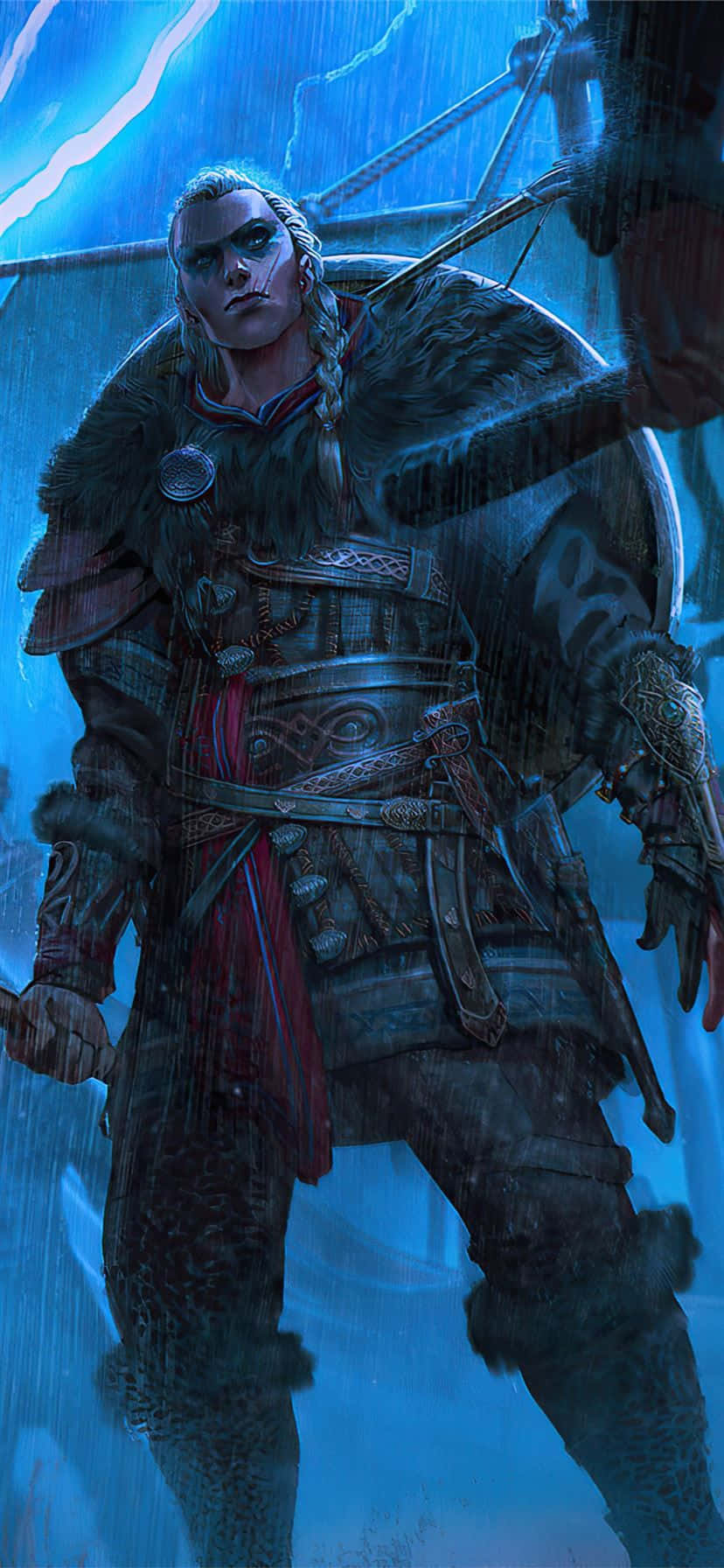 Android Assassin's Creed Valhalla Background Standing Background
