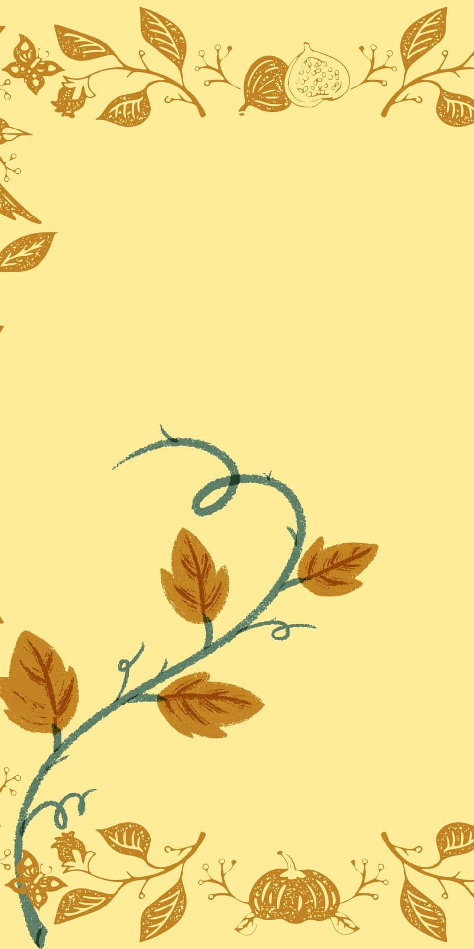 Vines Graphic Design Android Autumn Background