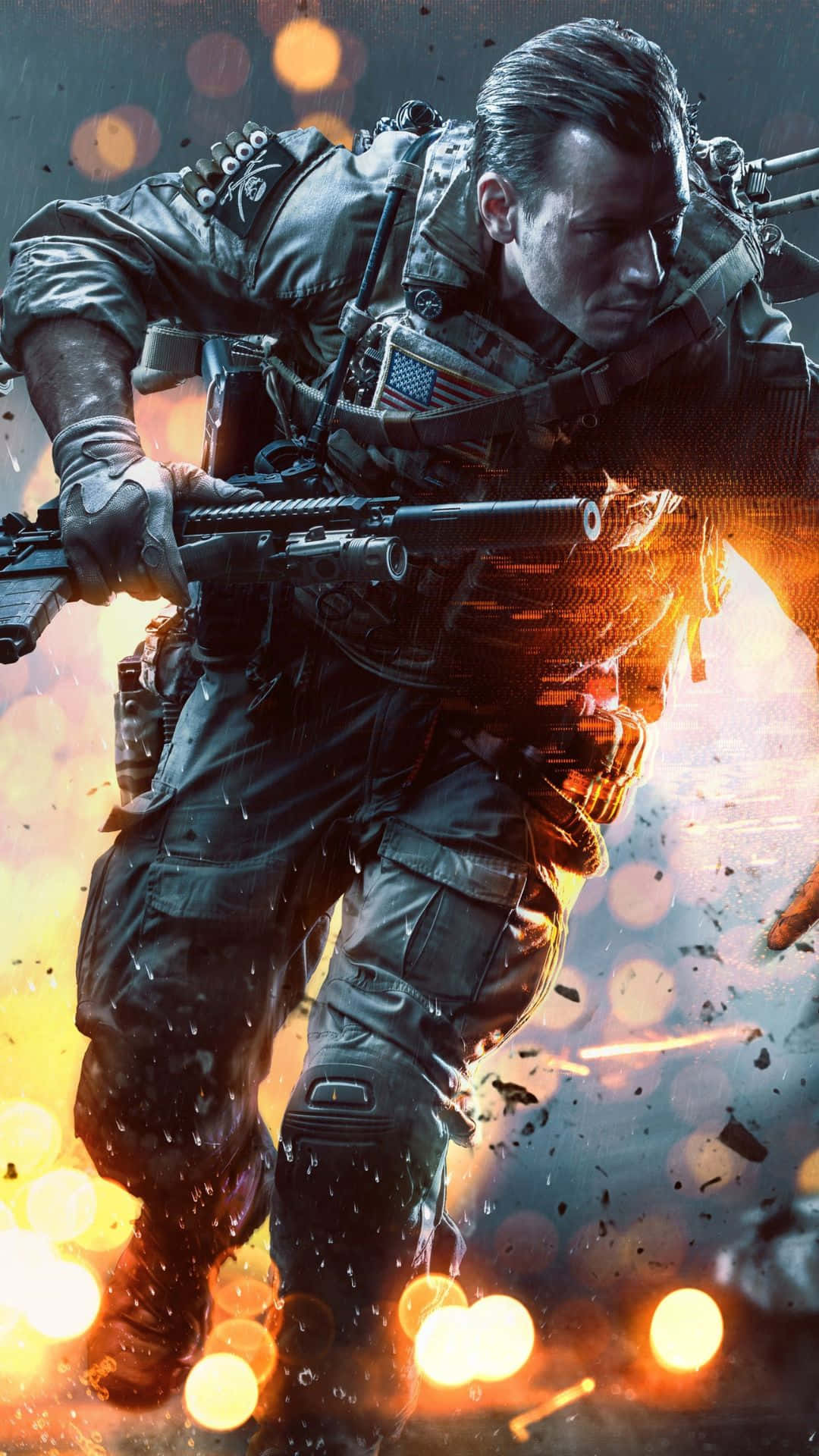 Androidhintergrundbild Von Battlefield 1: Sergeant Auf Der Flucht