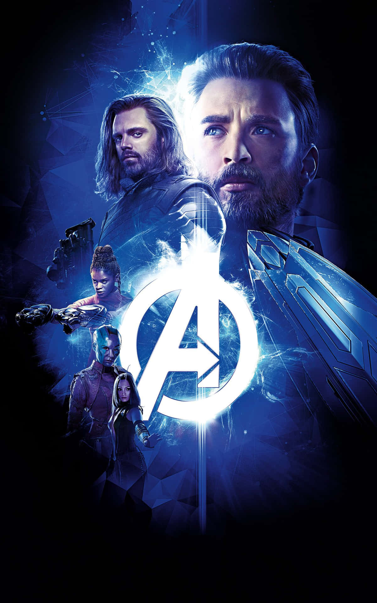 Levut Ditt Android-liv Som En Superhjälte Med Denna Android Captain America-bakgrund.