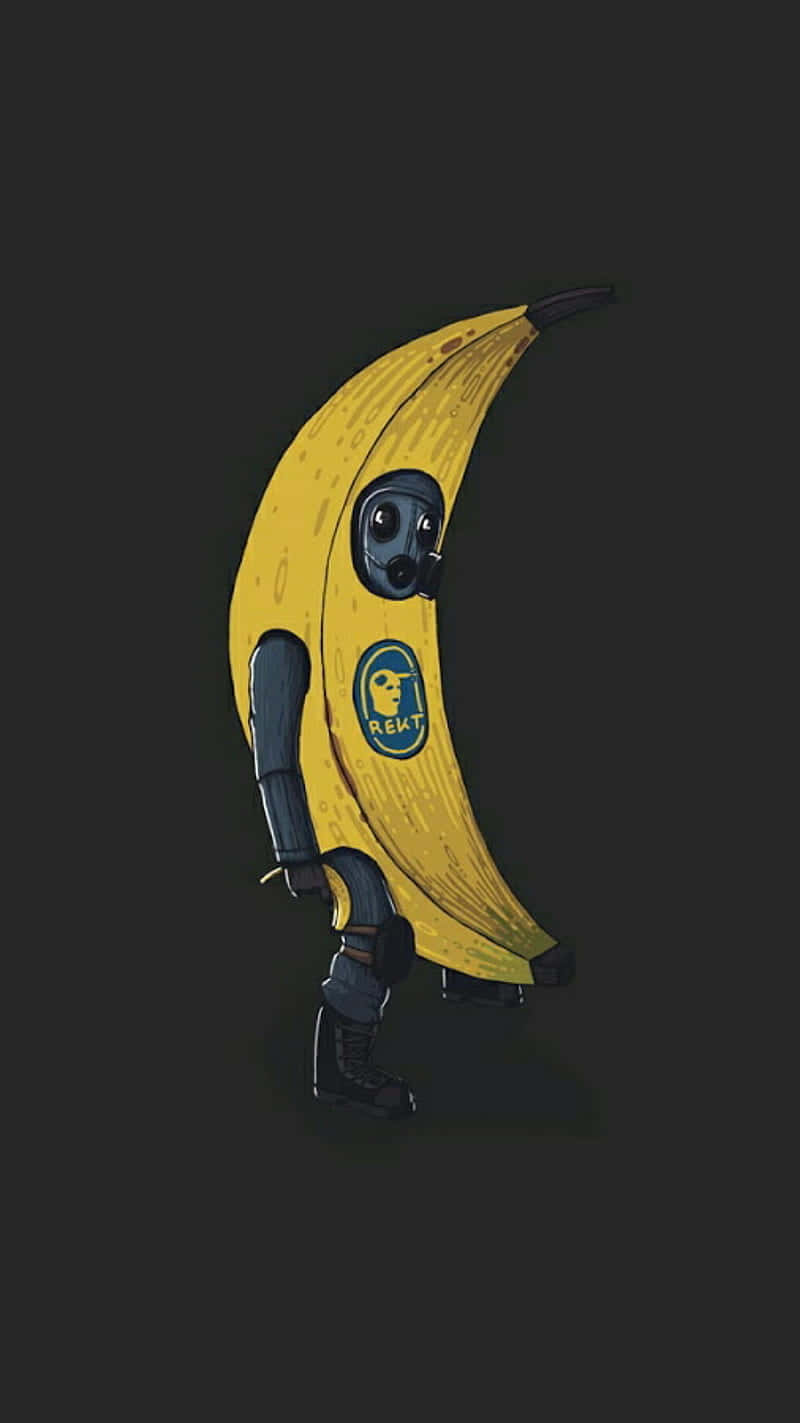 Fondode Pantalla De Android De Counter-strike Global Offensive Con Un Terrorista Antiterrorista Disfrazado De Plátano.