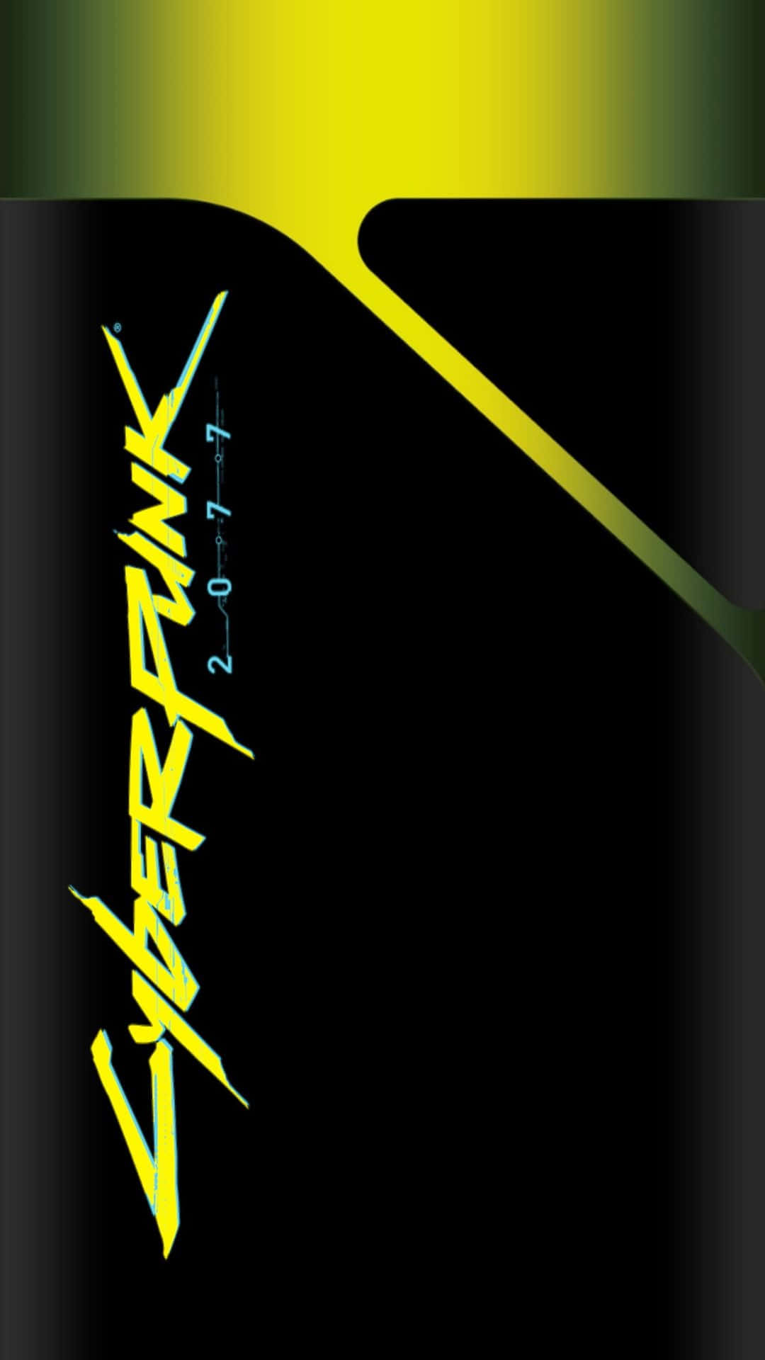 Android Cyberpunk 2077 Background Black And Yellow Poster