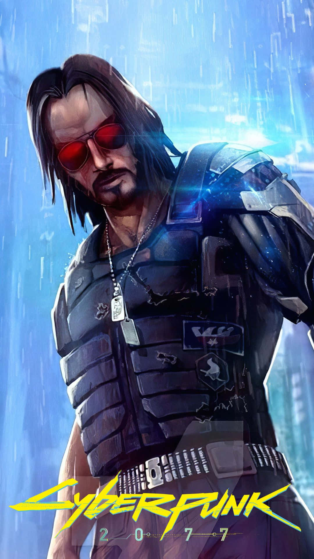 Android Cyberpunk 2077 Background  Fanart Drawing Johnny Silverhand