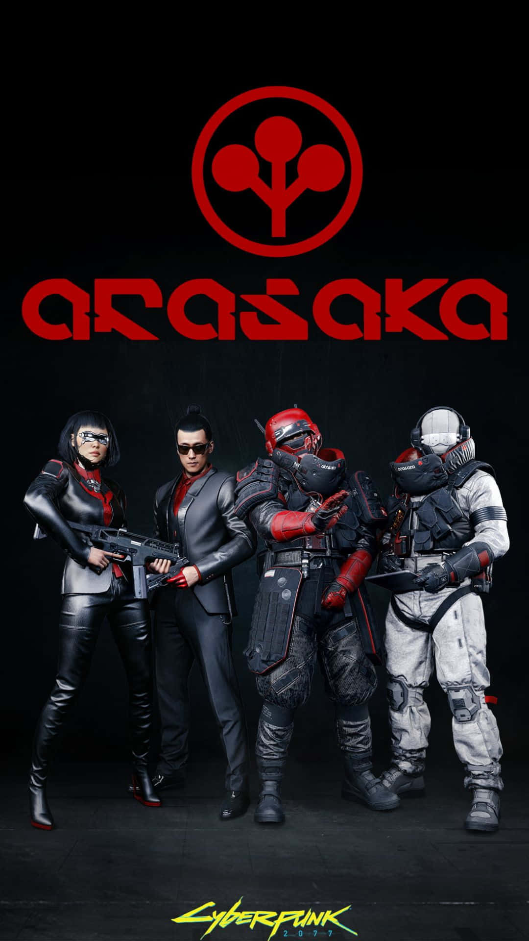 Sfondoandroid Cyberpunk 2077 Poster Squadra Arasaka
