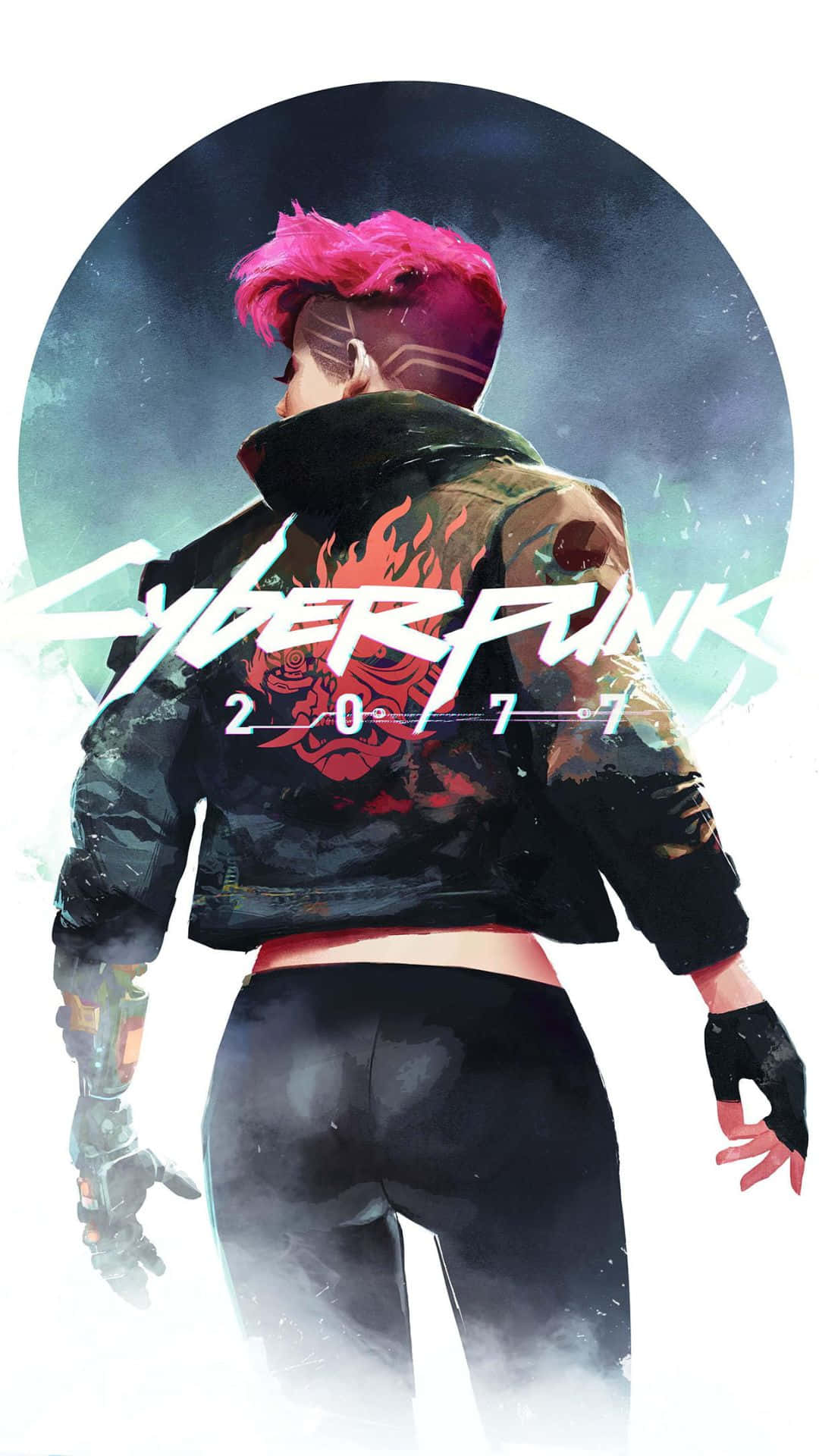 Android Cyberpunk 2077 Background Judy Álvarez Turned To Her Back