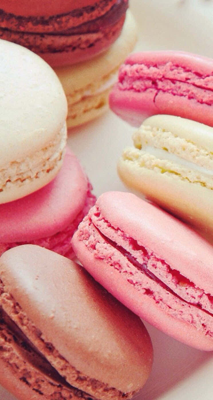 Android Desserts Background And Macaron Background