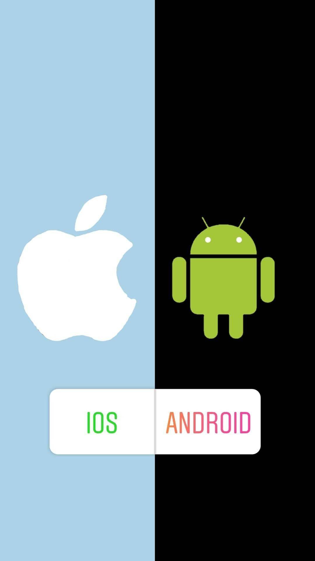 Apple And Android Developer Icons Wallpaper