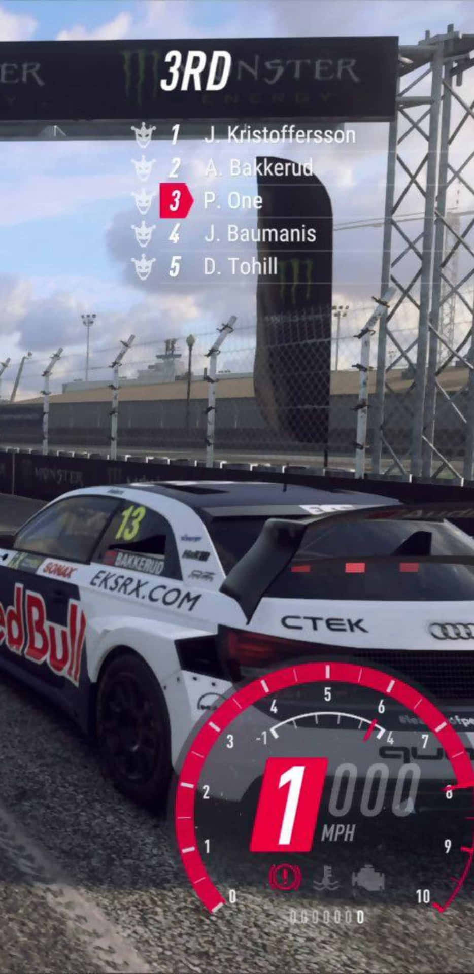 A Race Car Is Shown In A Game