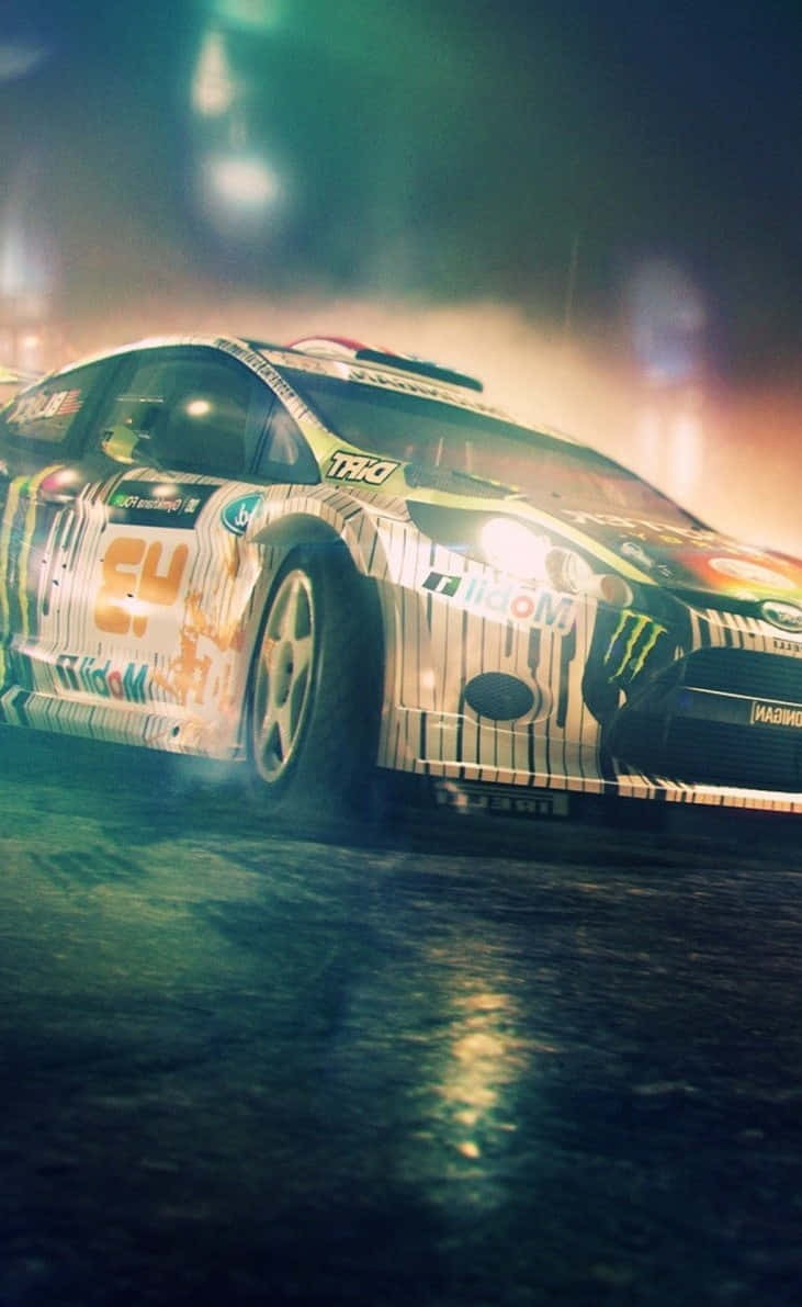 Ford Fiesta HFHV Side View Android Dirt Showdown Background