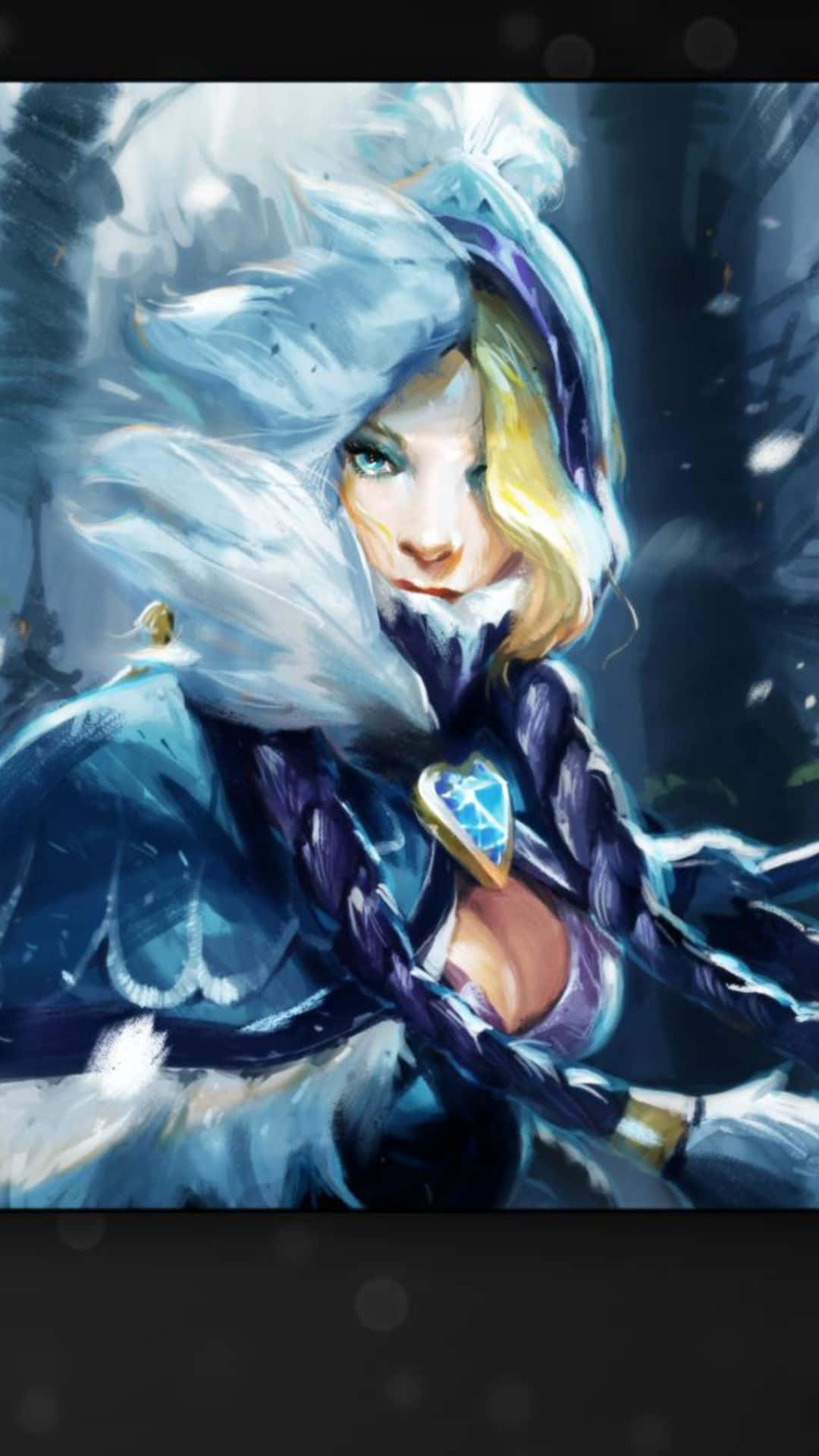 Android Dota 2 Background Crystal Maiden