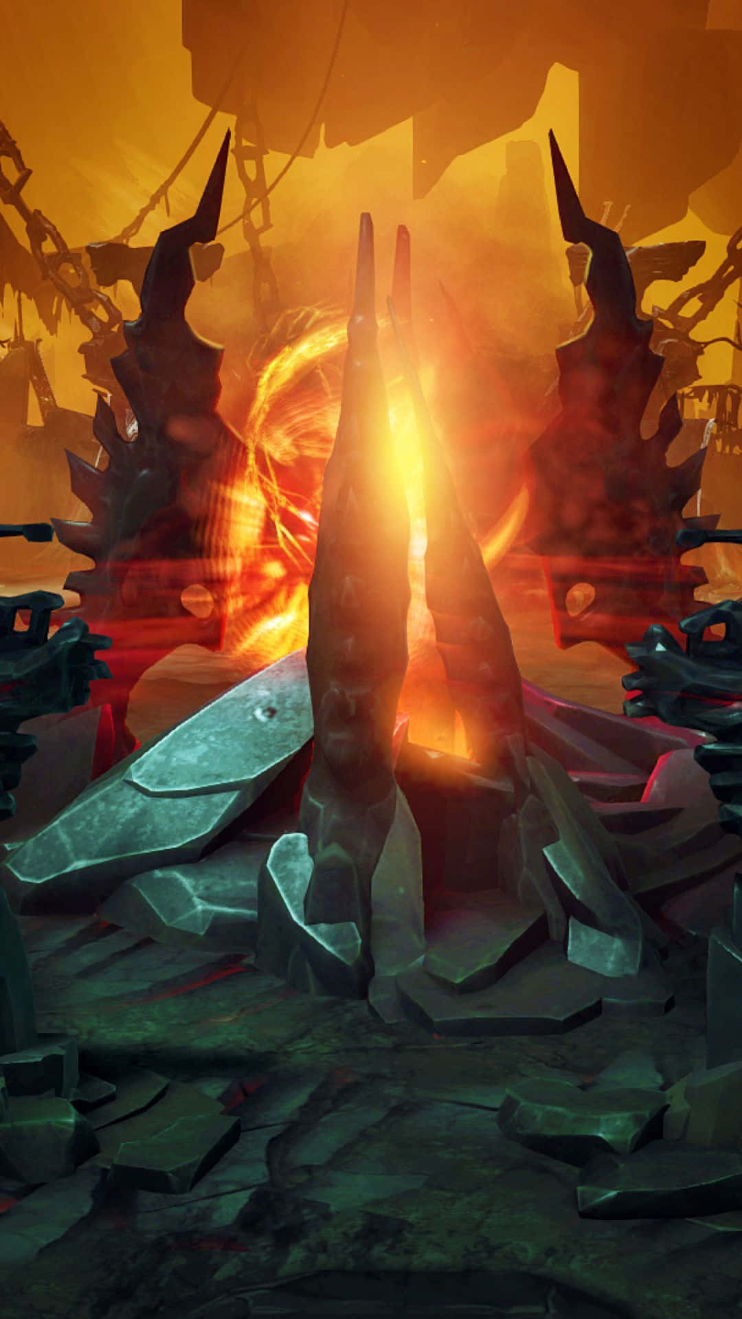 Android Dota 2 Background Dire's Throne