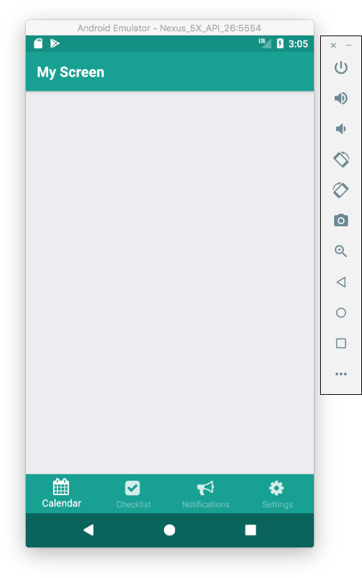 Android Emulator Nexus5 X Screen PNG