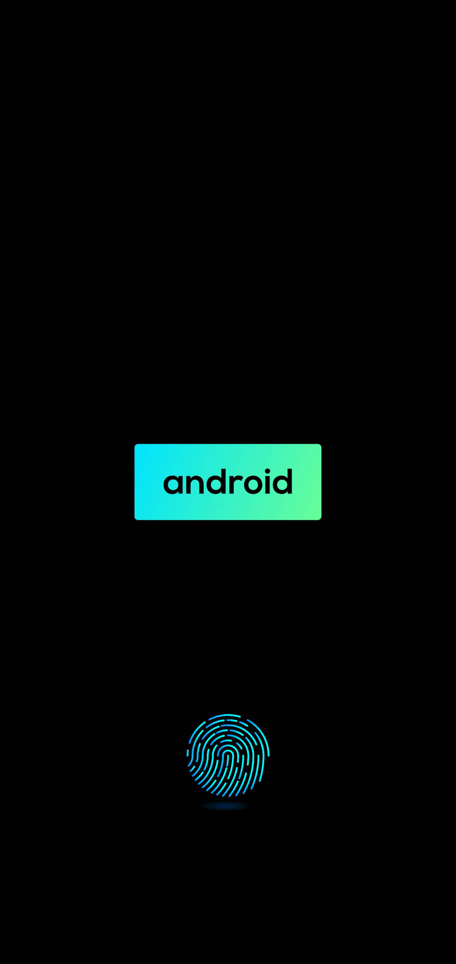 Android Fingerprint Phone Wallpaper