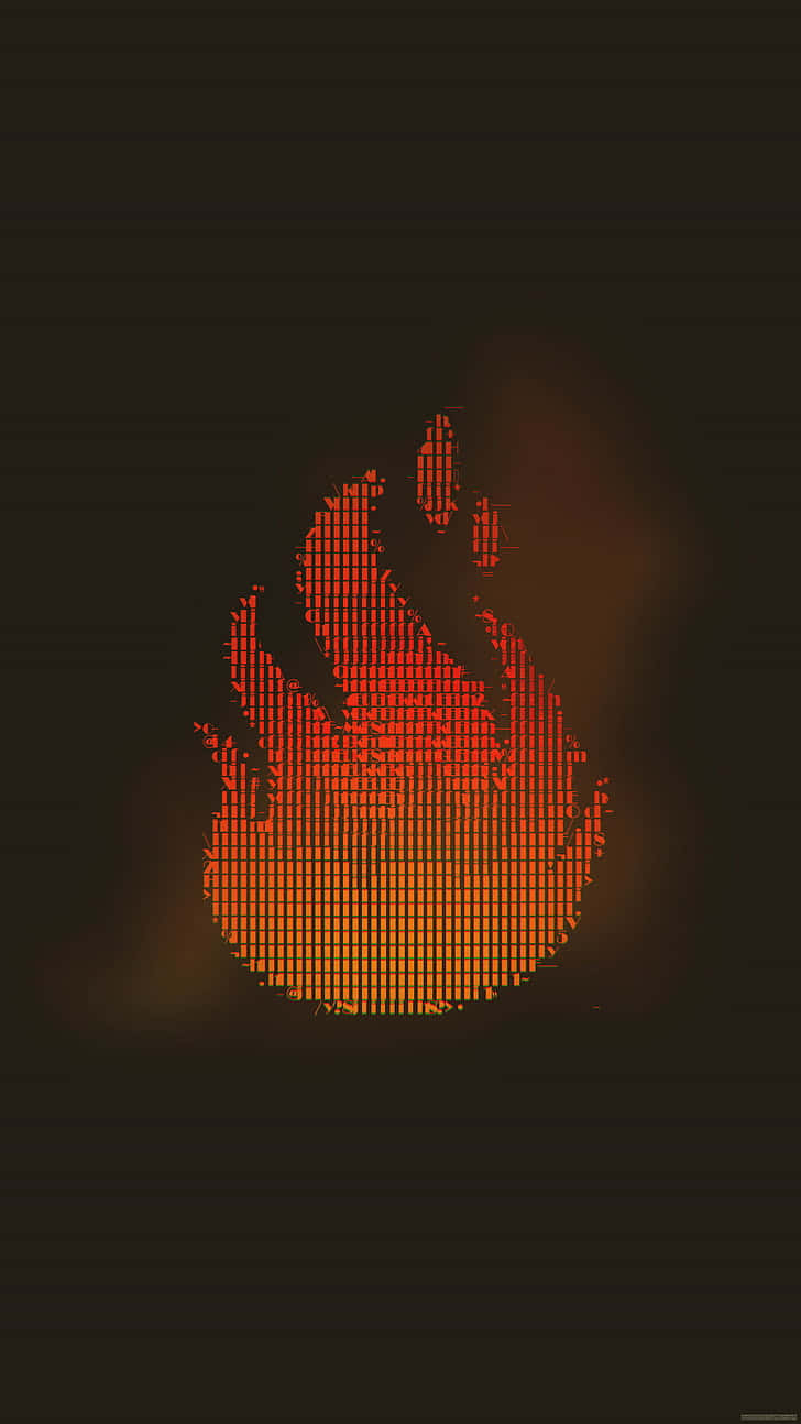 Led Android Fire Sign Wallpaper