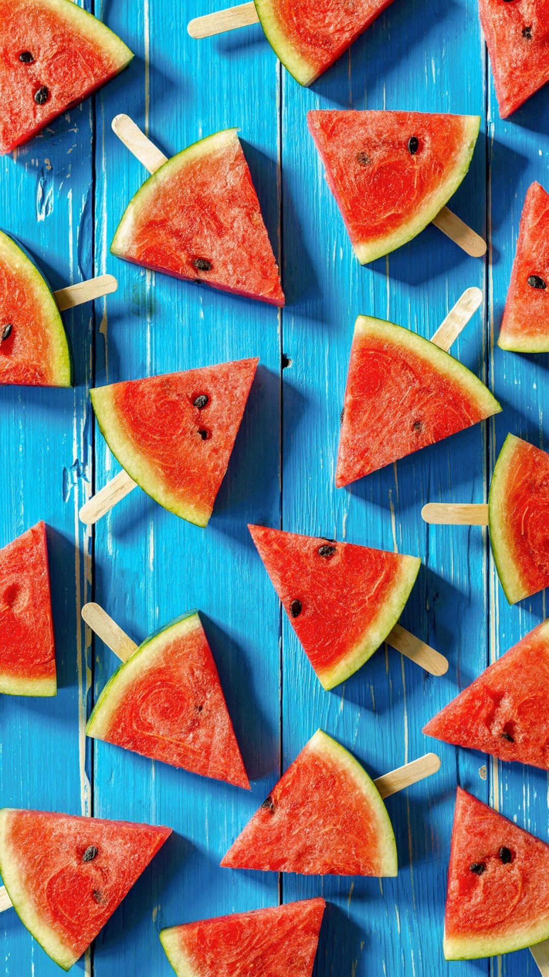Wassermeloneneis Am Stiel Android Food Hintergrund