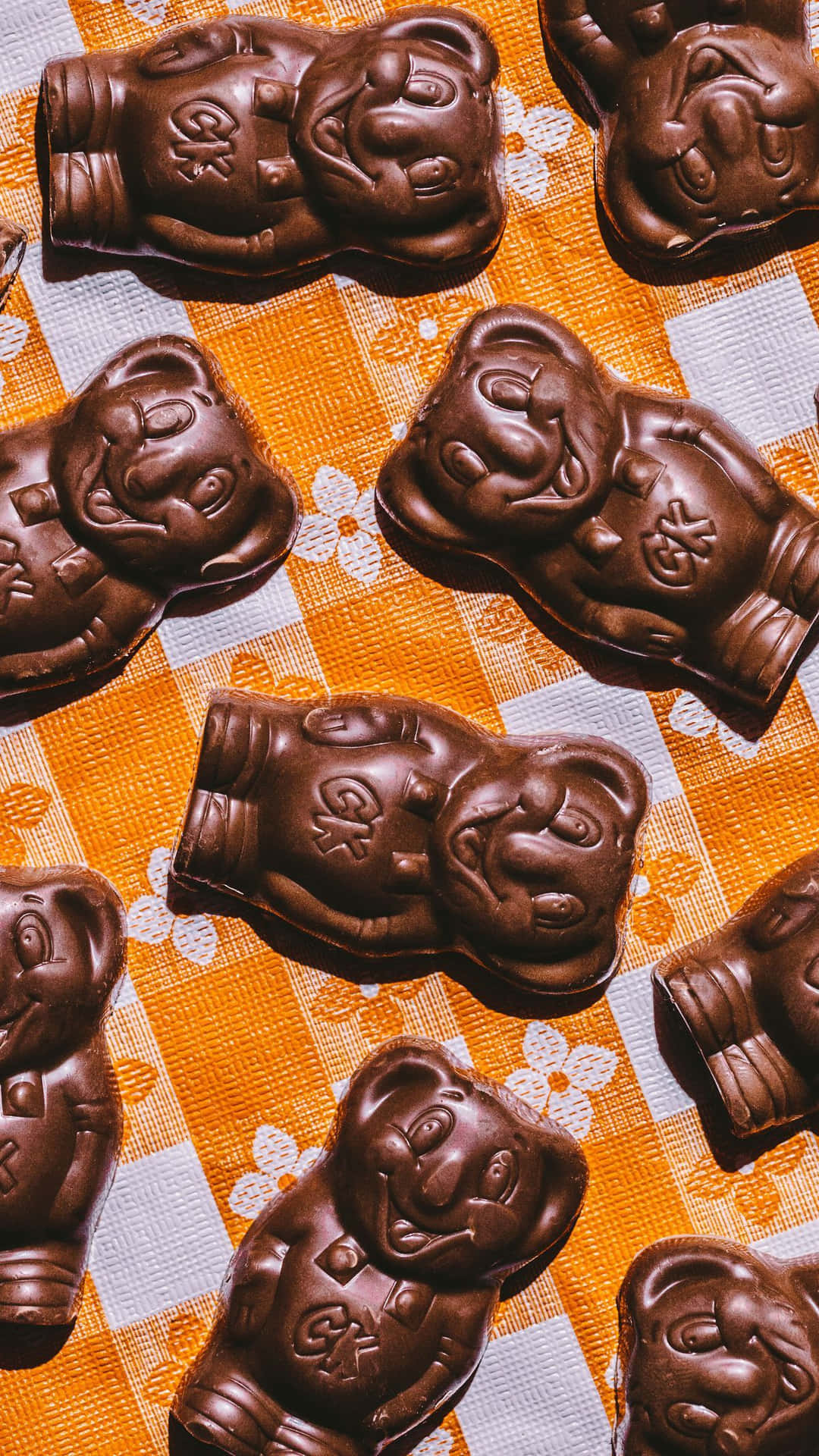 Chokolade Koala i Android Fødevarebaggrund