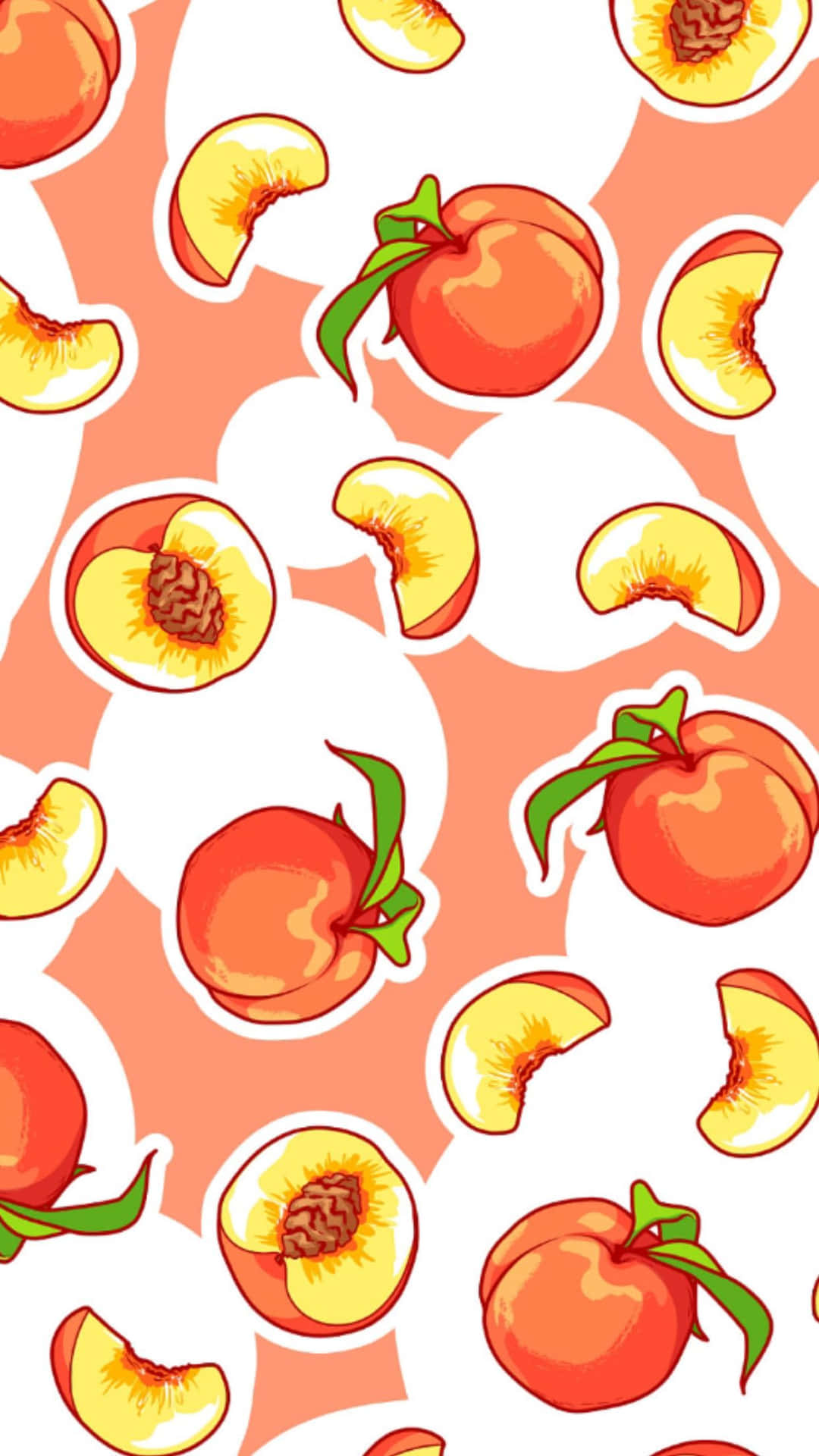 Pfirsichfrucht Android Lebensmittel Hintergrund