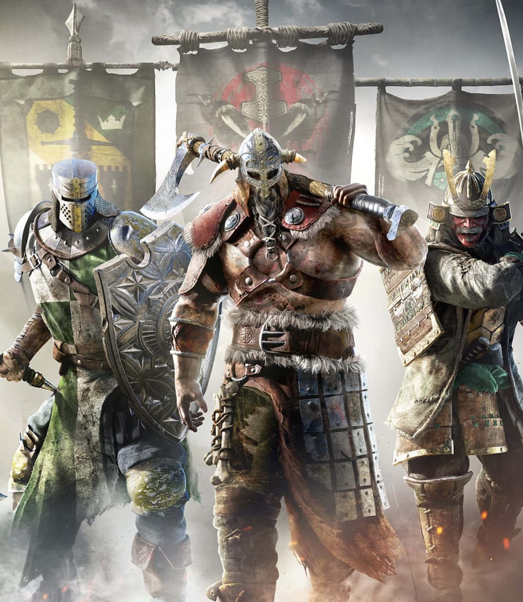 Samurai Vikings Knights Faction Android For Honor Background