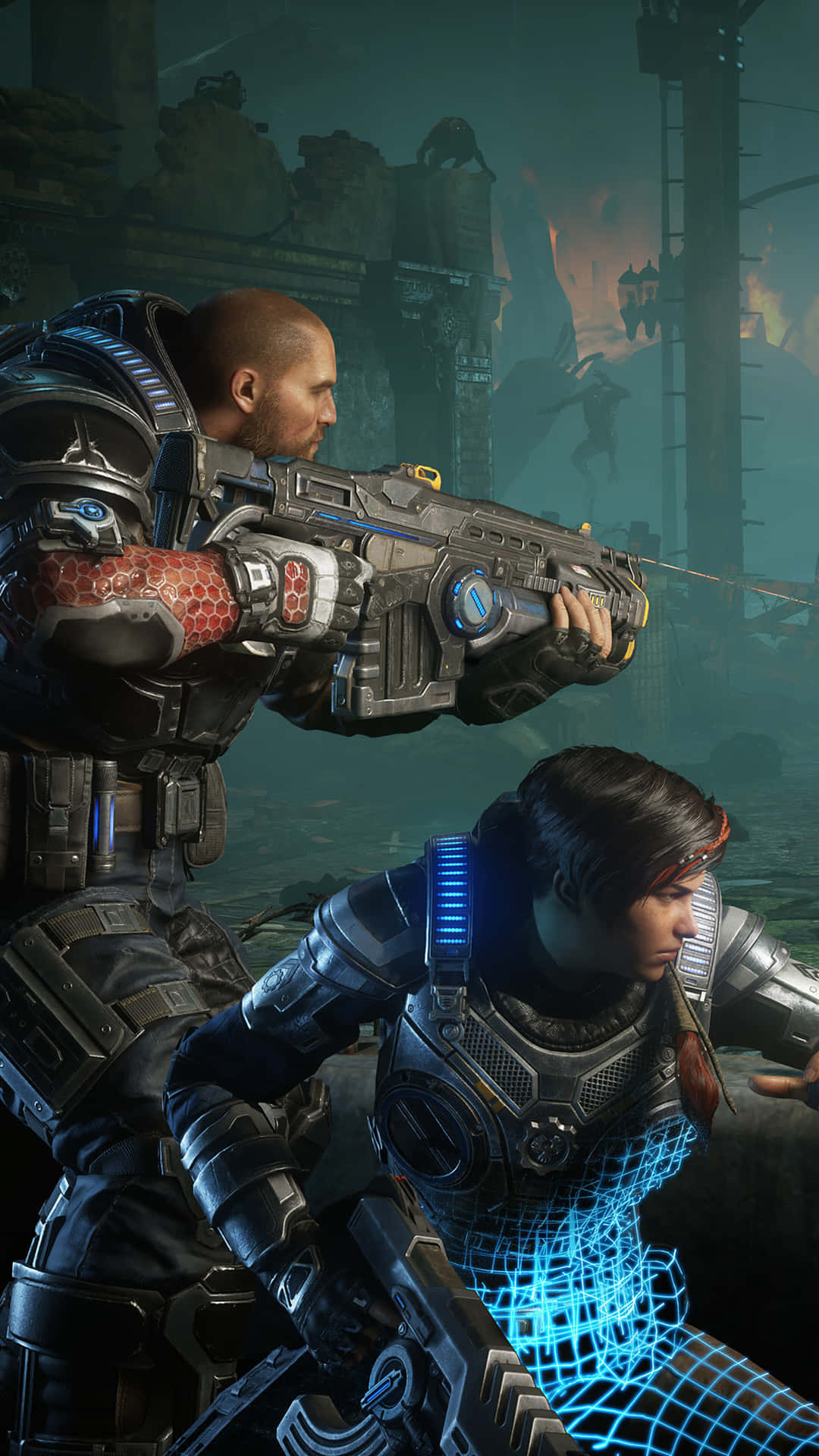 Njutav En Oförglömlig Android-spelupplevelse Med Gears Of War 5