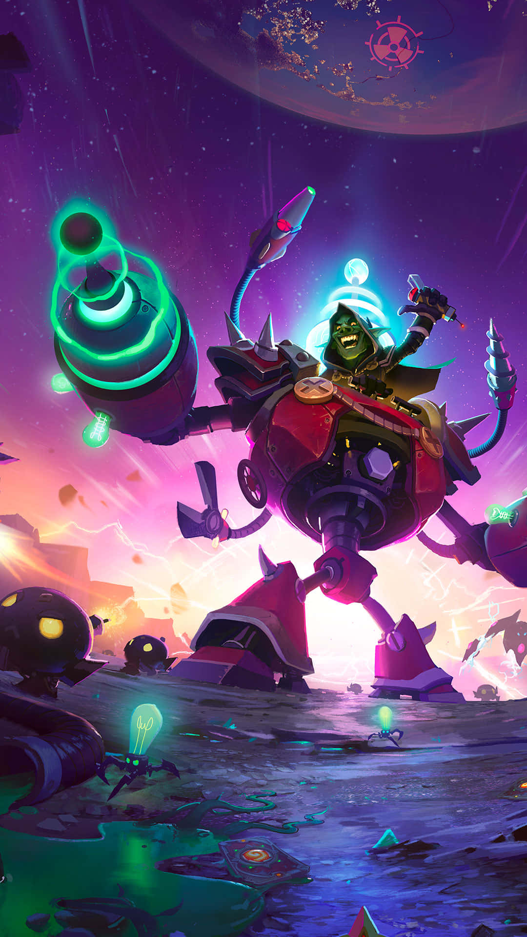 Androidhearthstone Boomsday Project Hintergrund.