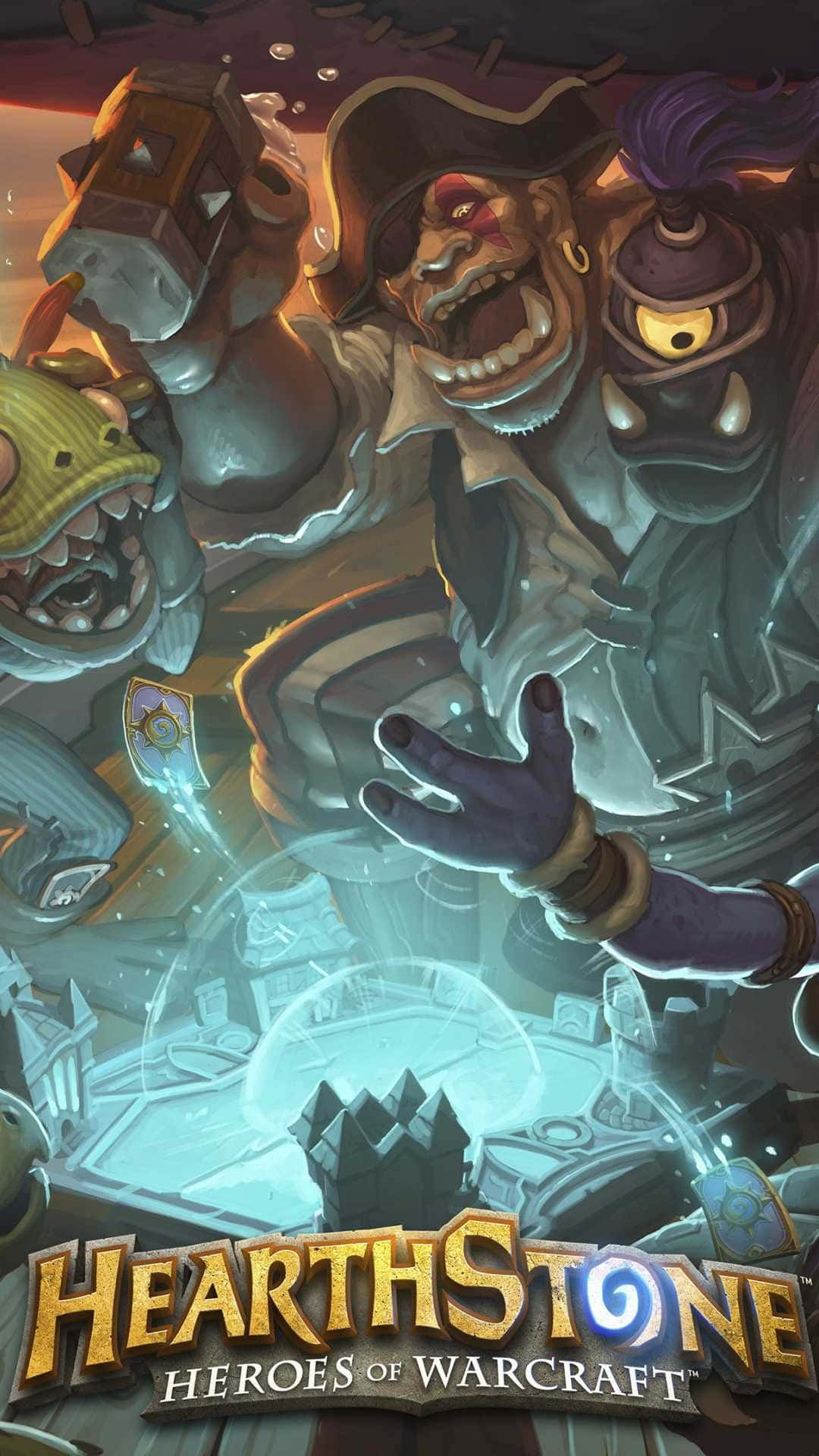 Androidhearthstone Heroes Of Warcraft Bakgrundsposter