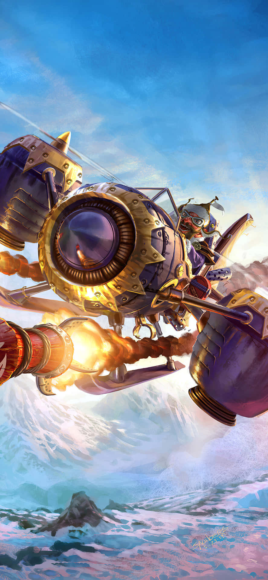 Android Hearthstone Background Gyrocopter Card