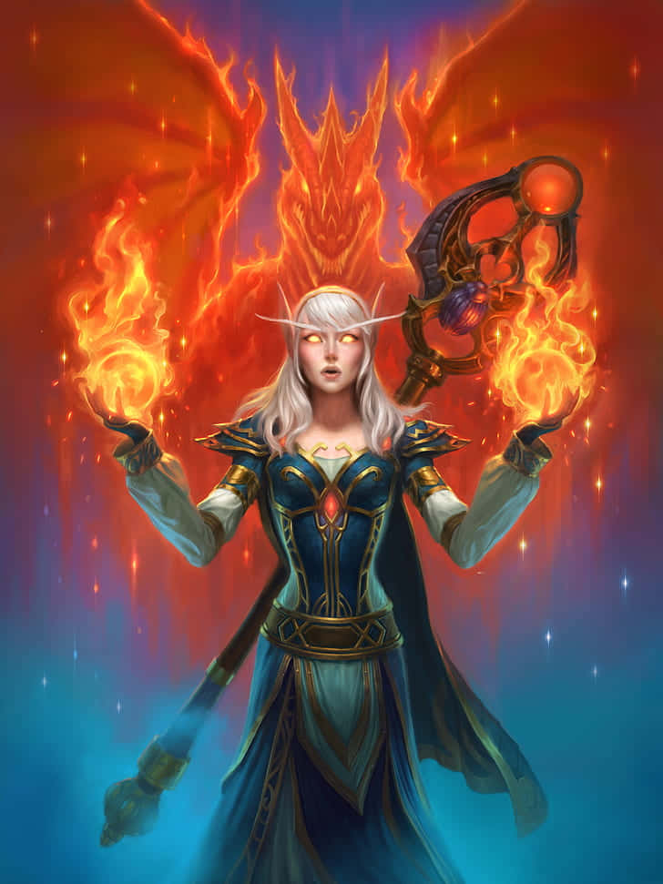 Android Hearthstone Dragoncaller Alanna Background