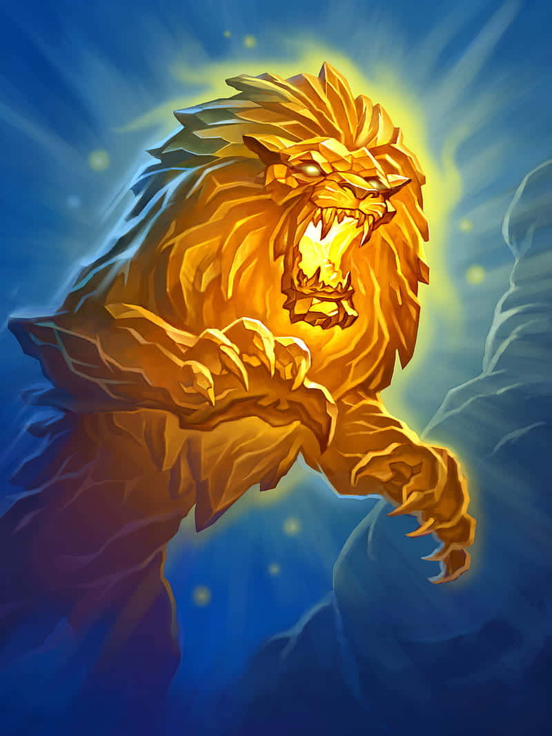 Android Hearthstone Crystal Lion Background