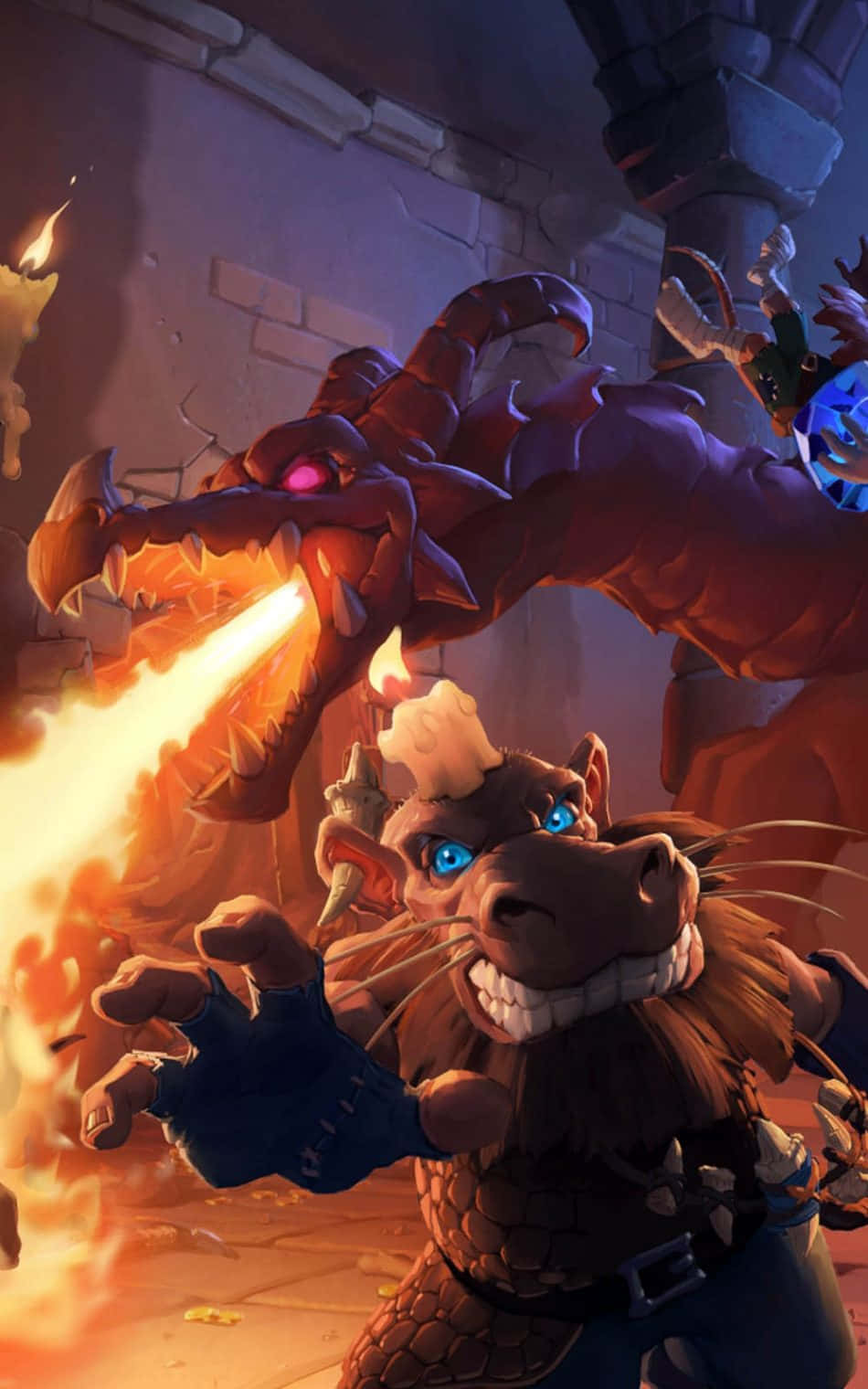 Androidhearthstone Kobolds And Catacombs Hintergrund
