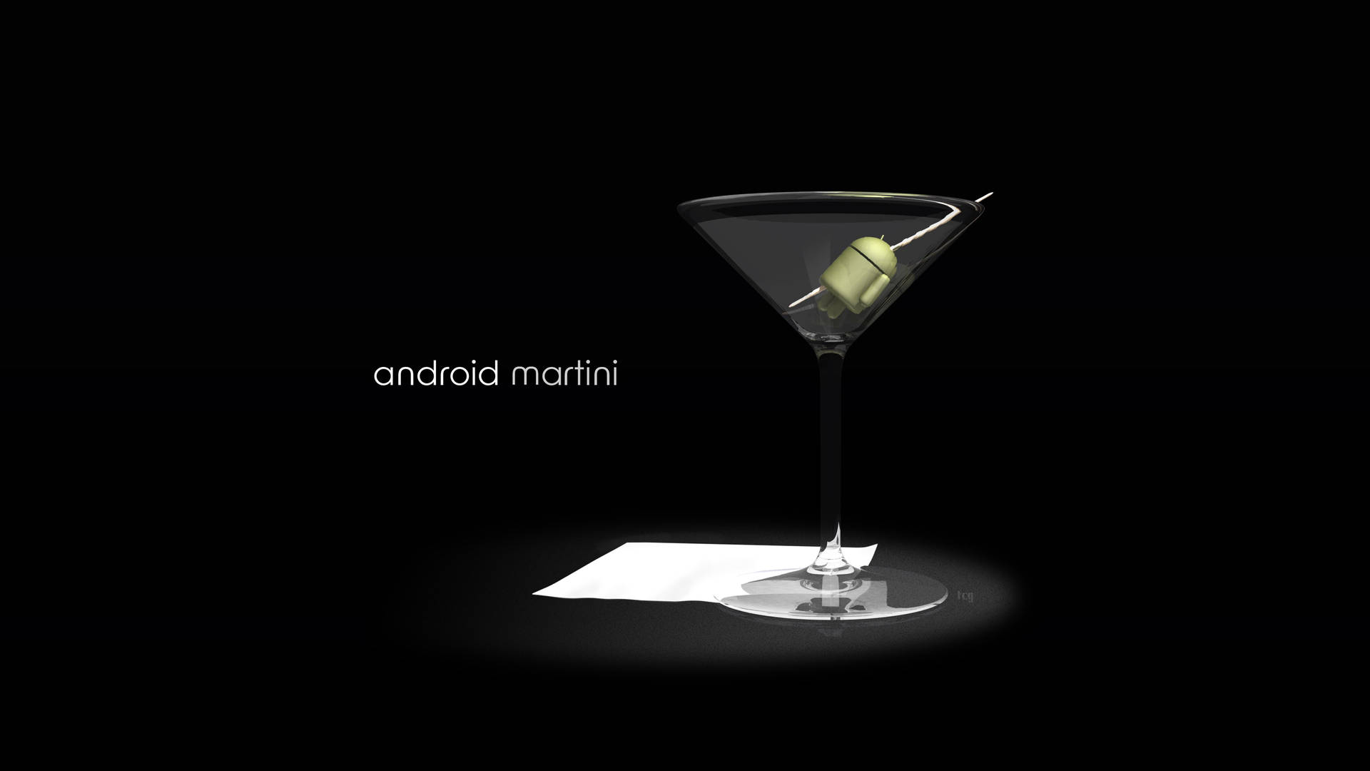 Take a sip of Android! Wallpaper