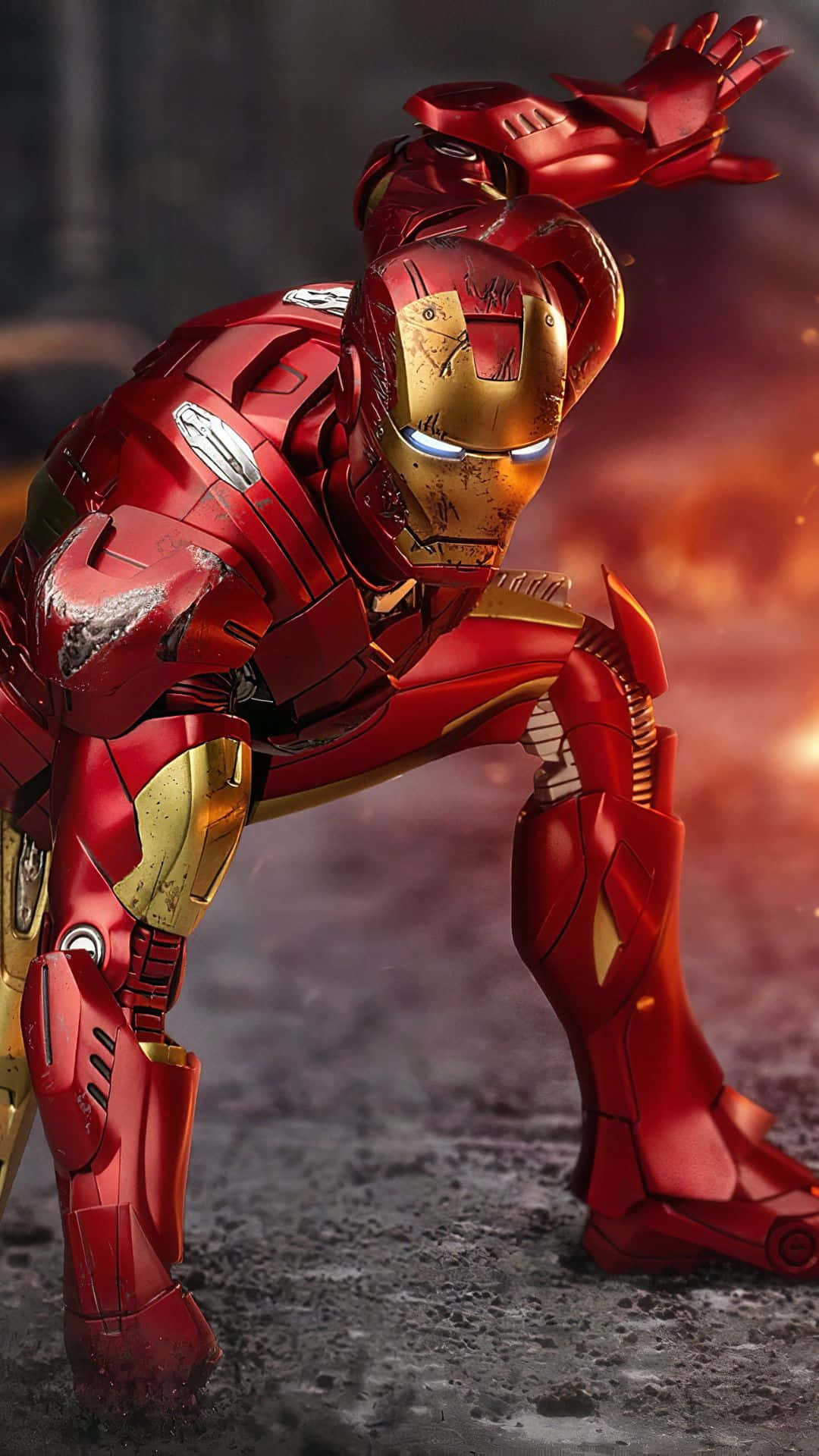 Skapadin Egen Iron Man-äventyr Med Android Iron Man!