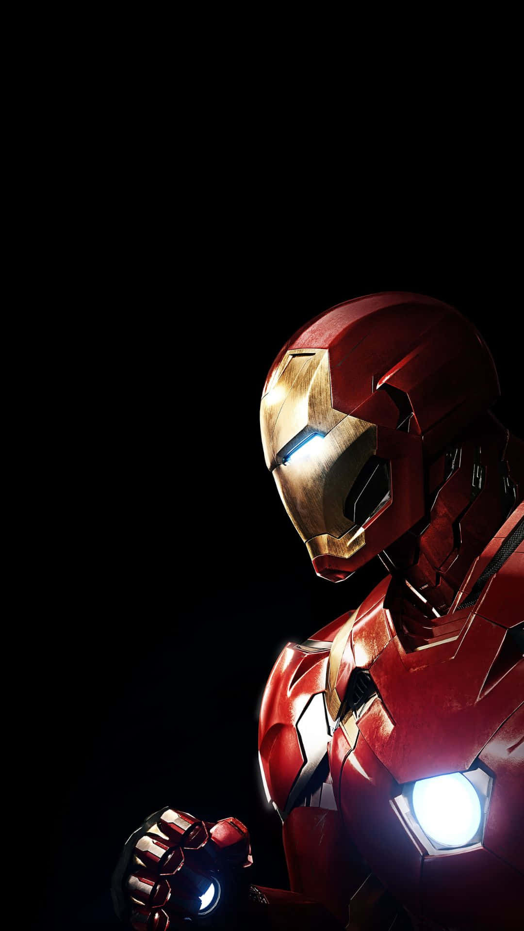 Blien Superhjälte Med Android Iron Man.