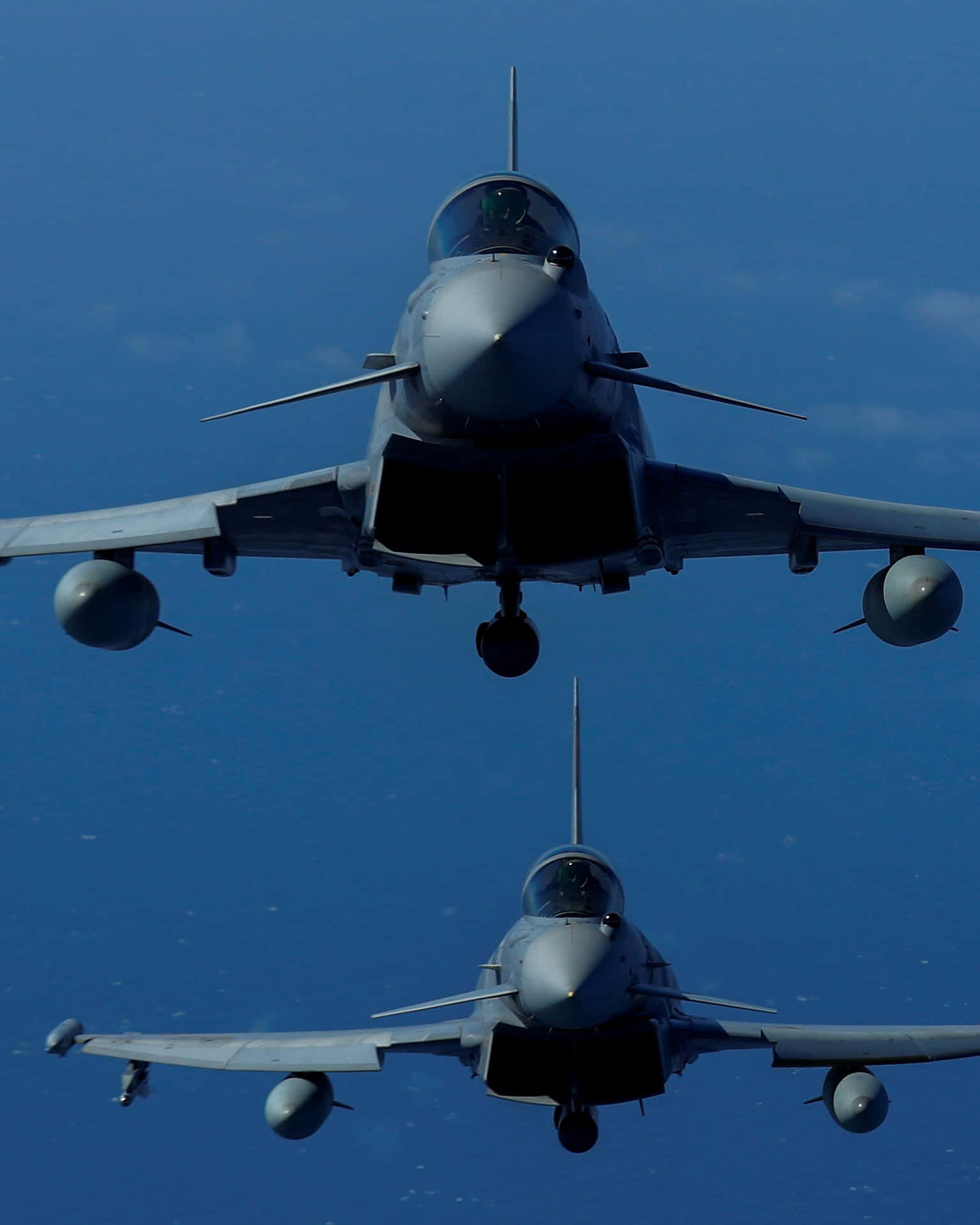 To Eurofighter Android-jumbojet Baggrunde