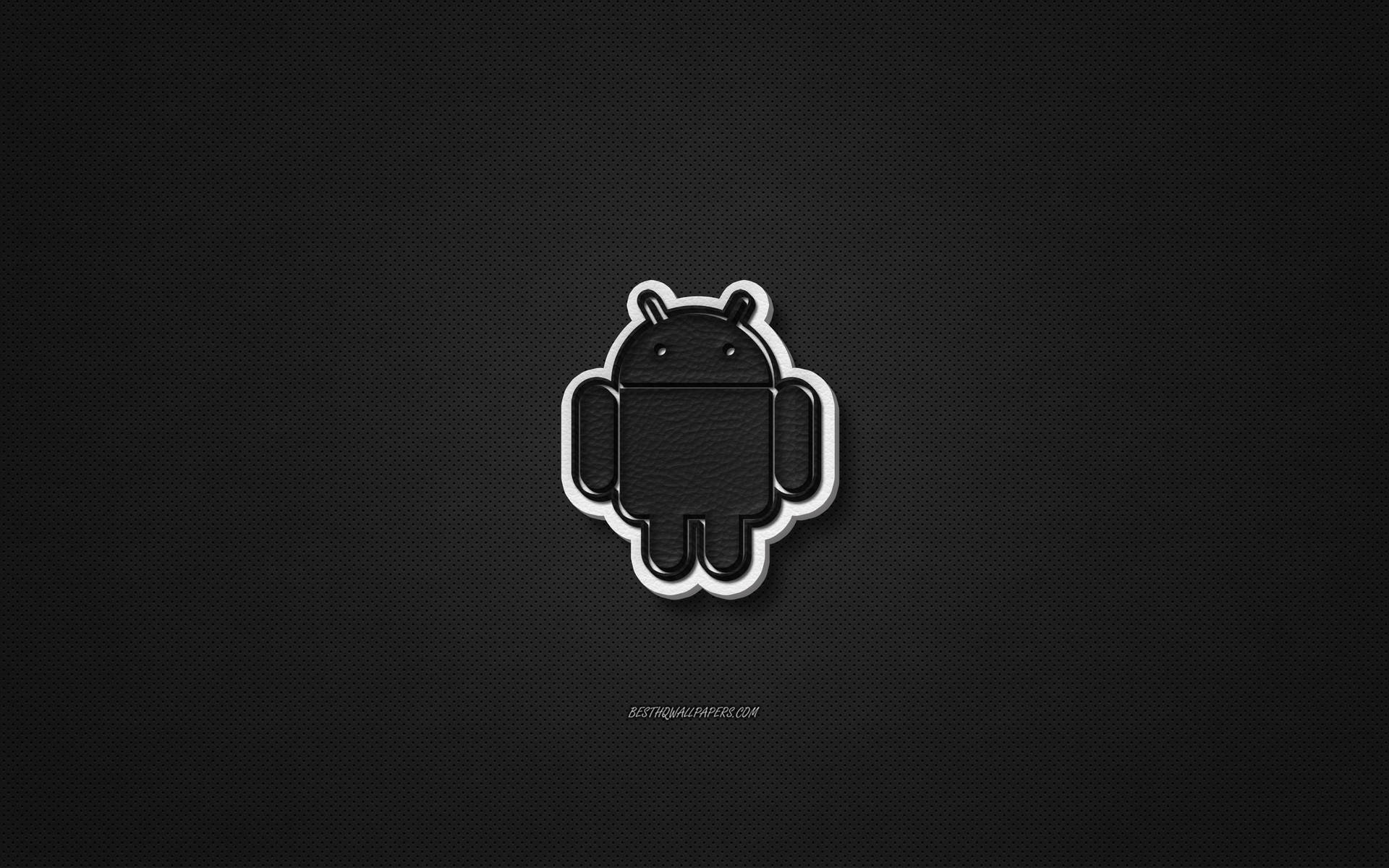 Android Læder Logo Desktop Wallpaper