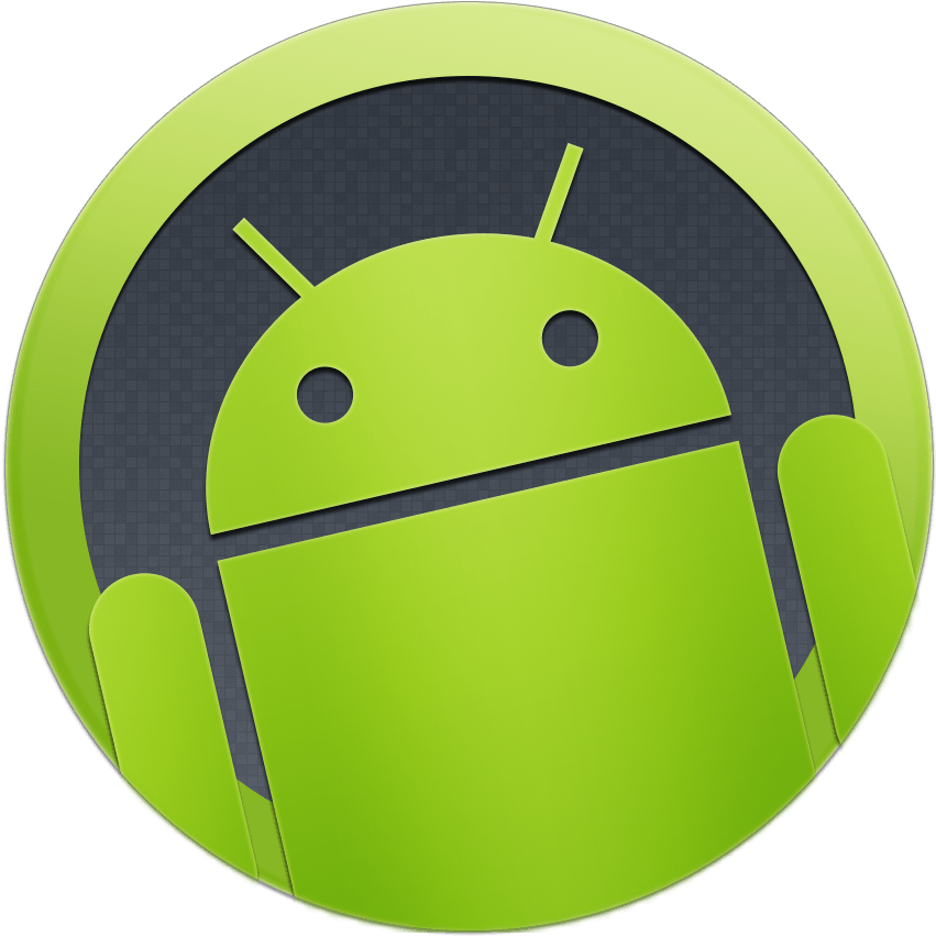 Android Logo Green Circle PNG