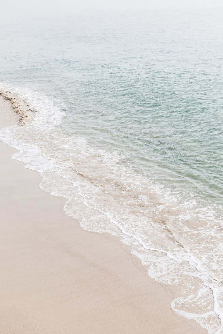 Hellerbeige Sand Und Klarer Ozean Android Malibu Hintergrund