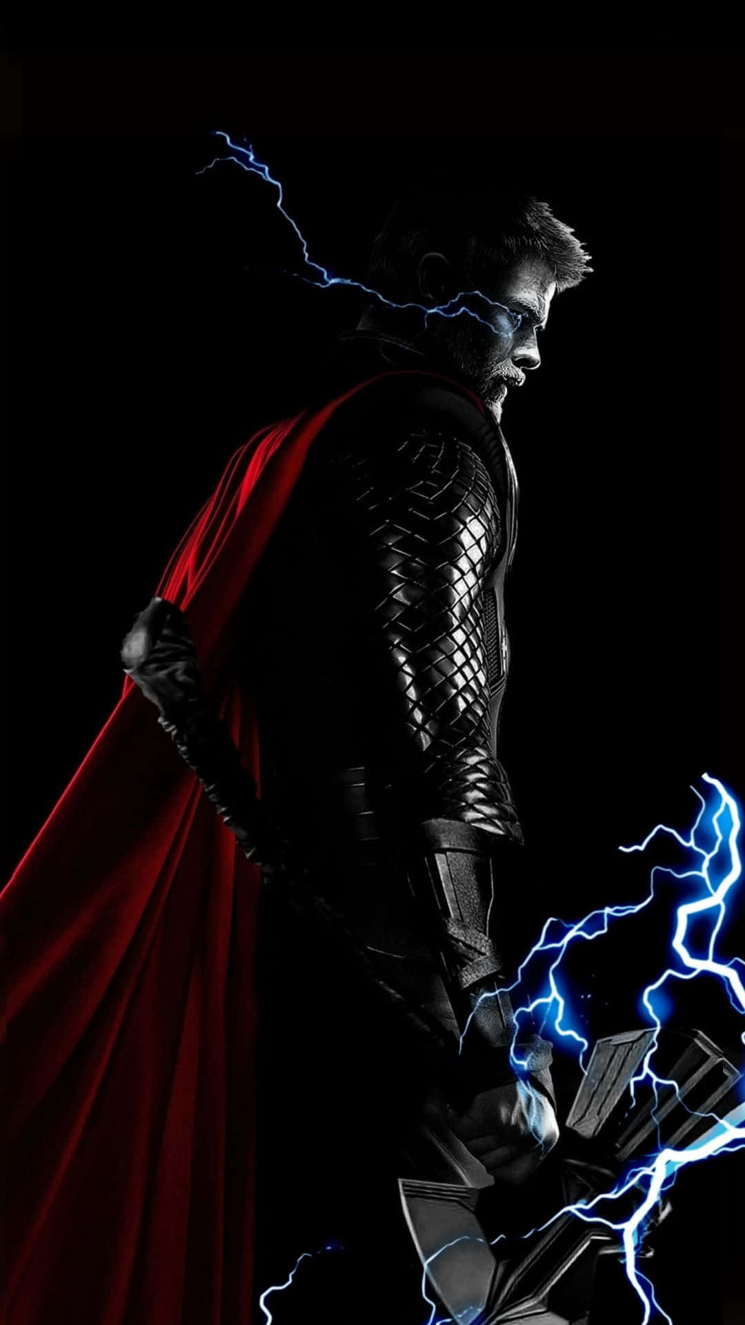 Android Marvel's Avengers Thor Holding His Stormbreaker Background