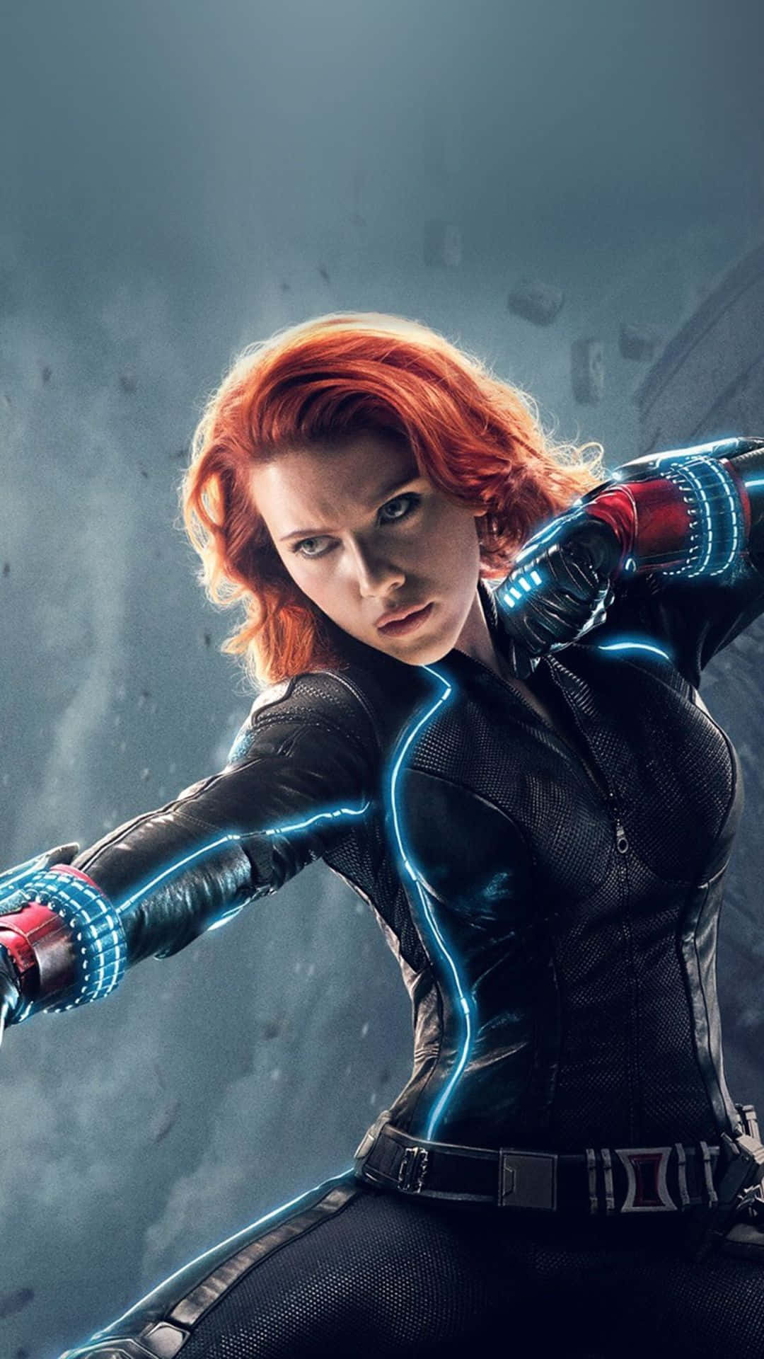 Android Marvel's Avengers Black Widow Fighting Stance Background
