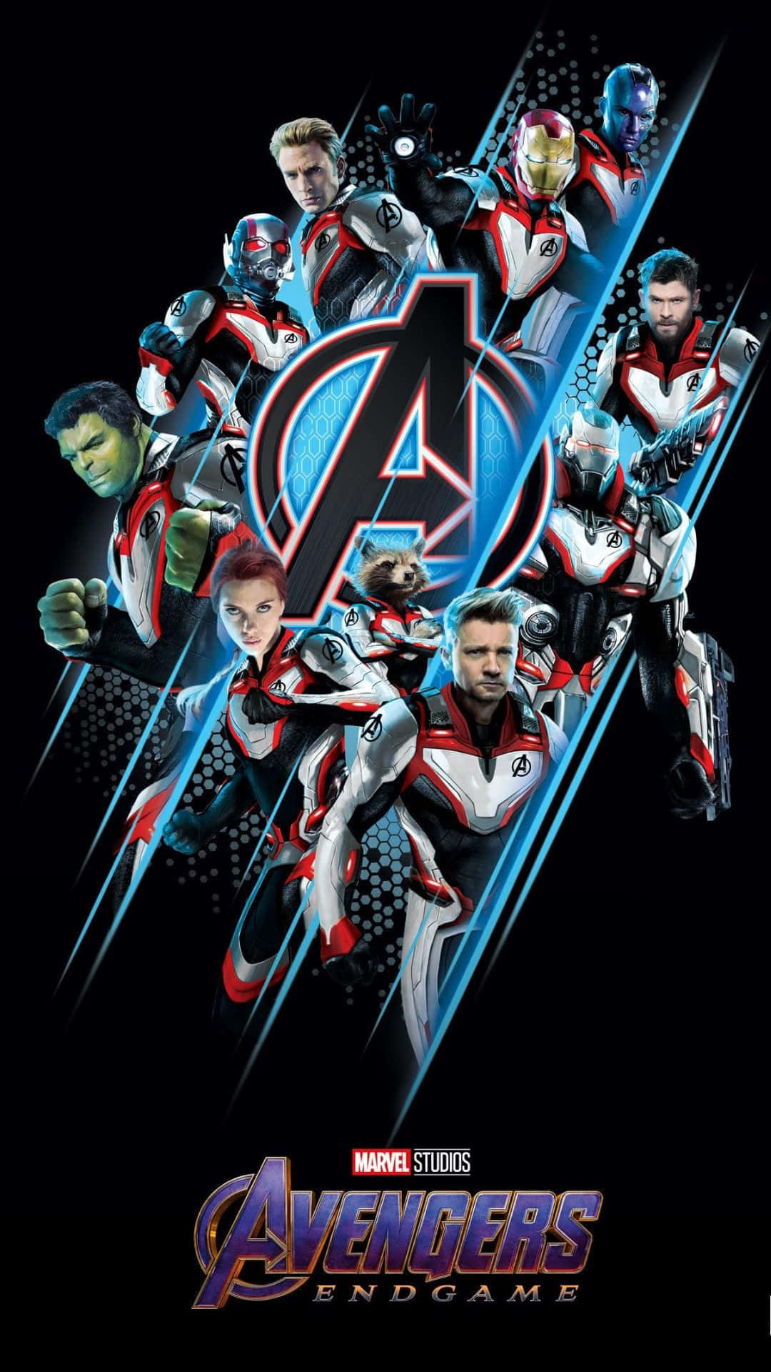 Androidmarvel's Avengers Slashy Endgame Affisch Bakgrund