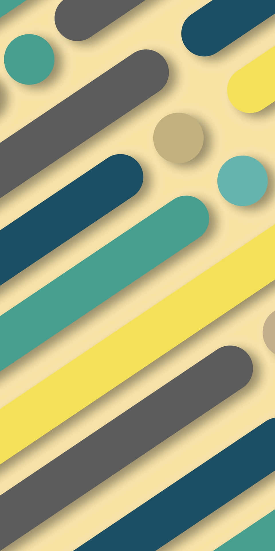 a colorful abstract pattern with yellow, blue, and green lines