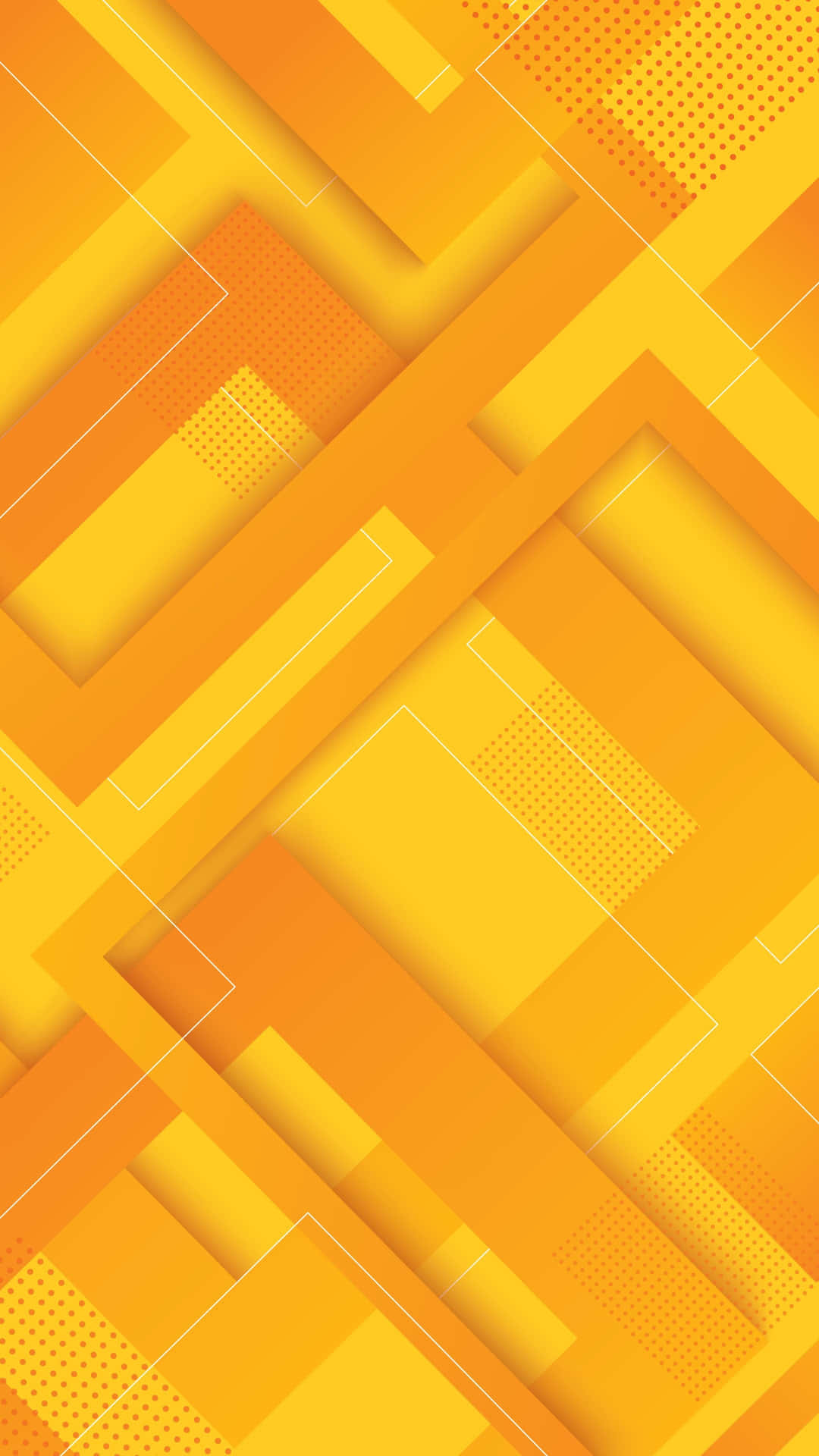 Abstraktergeometrischer Hintergrund Mit Orangefarbenen Linien