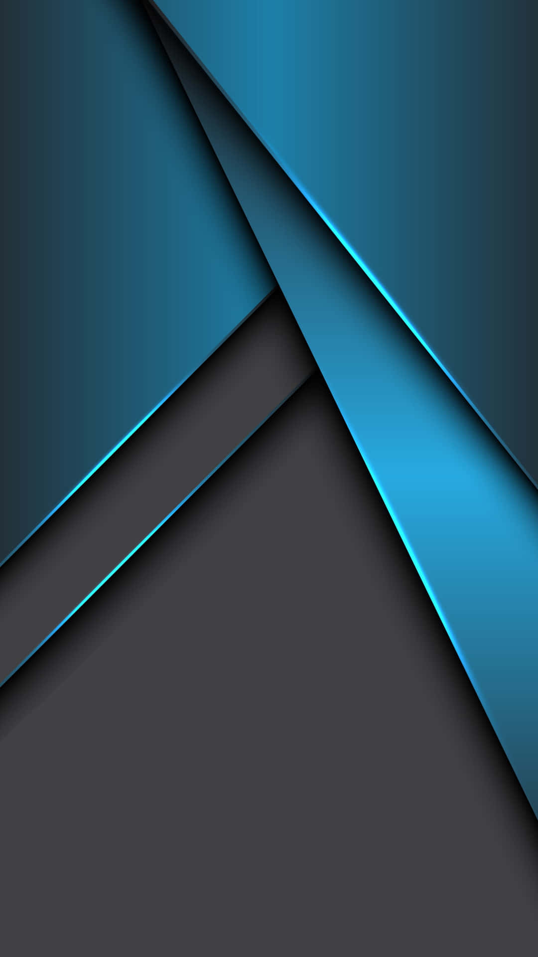 Blue Abstract Background With Black Lines