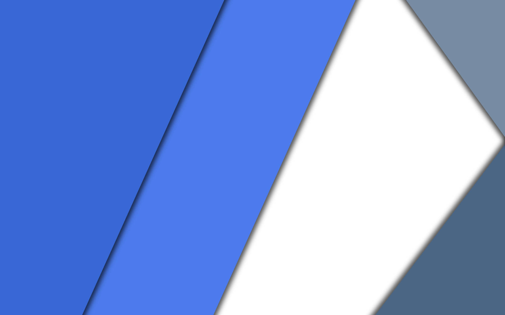 Android Material Design Blue On White