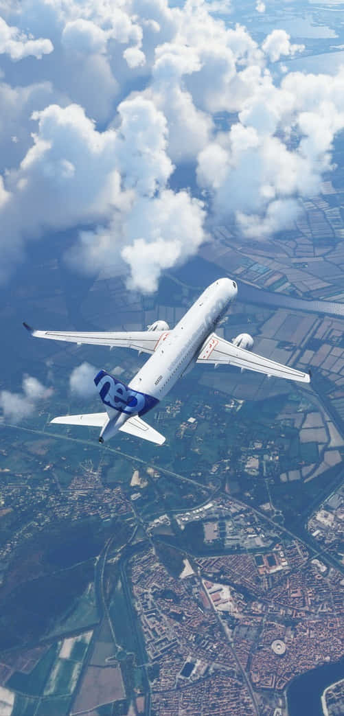 Upptäckvärlden Med Microsoft Flight Simulator På Din Android