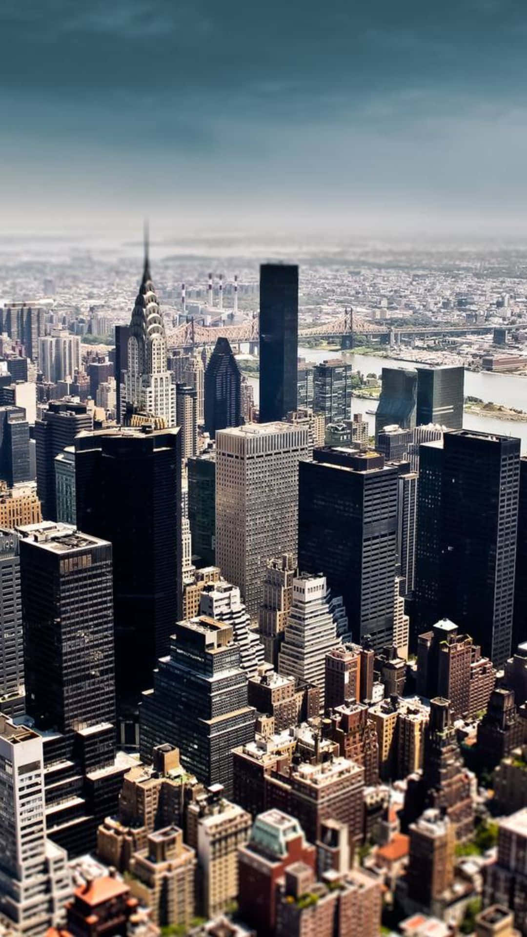 Utforskaden Pulserande Staden New York Med Android.