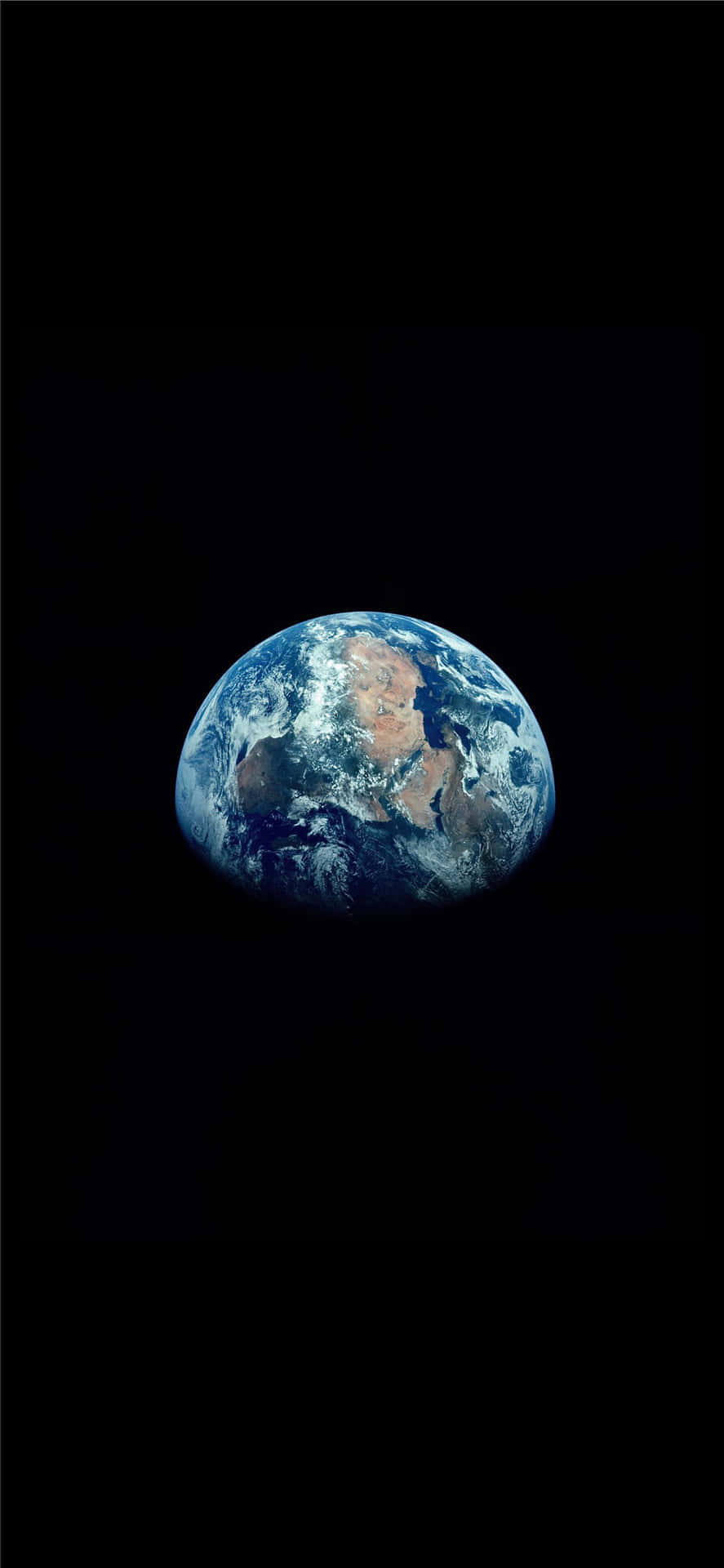 A Black And White Image Of The Earth
