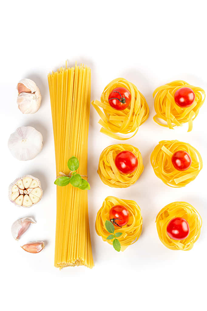 Android Pasta Background Servings Of Tagliatelle