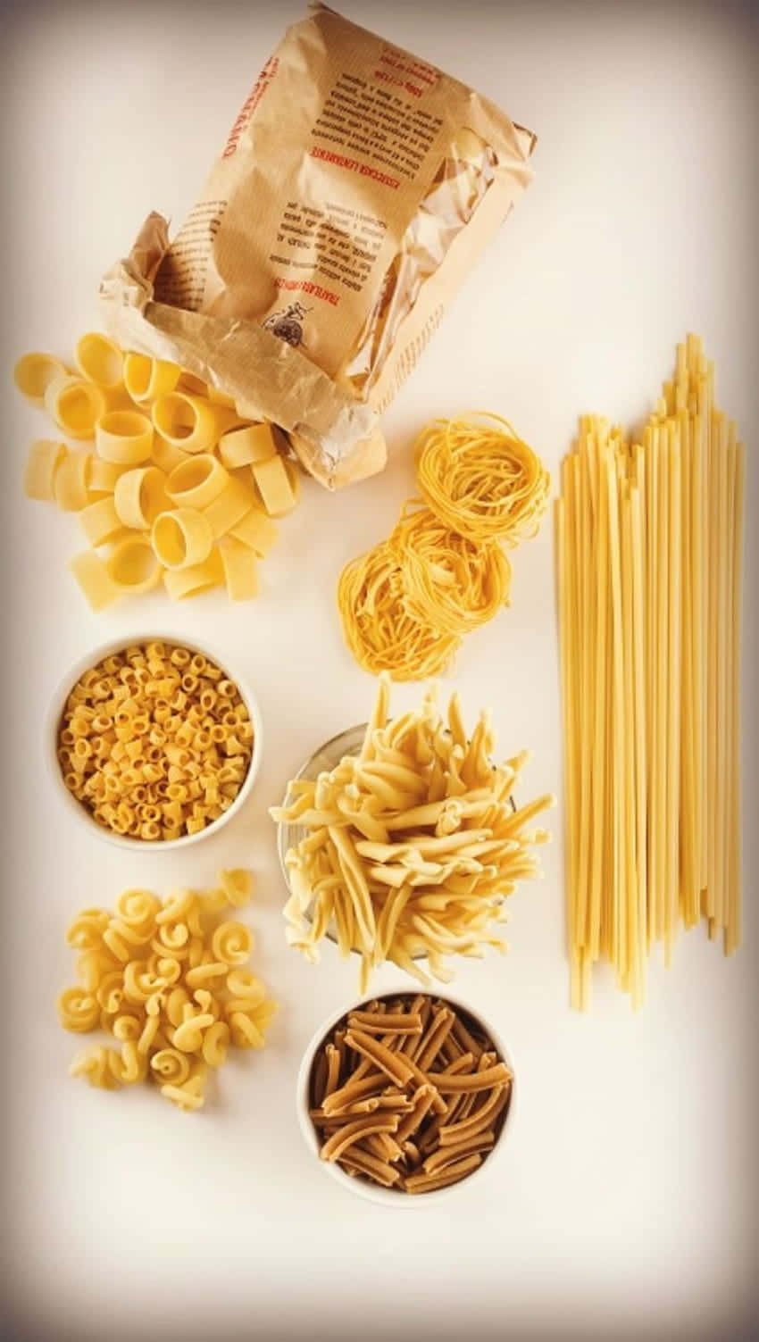 Android Pasta Background Different Types Of Uncooked Pasta