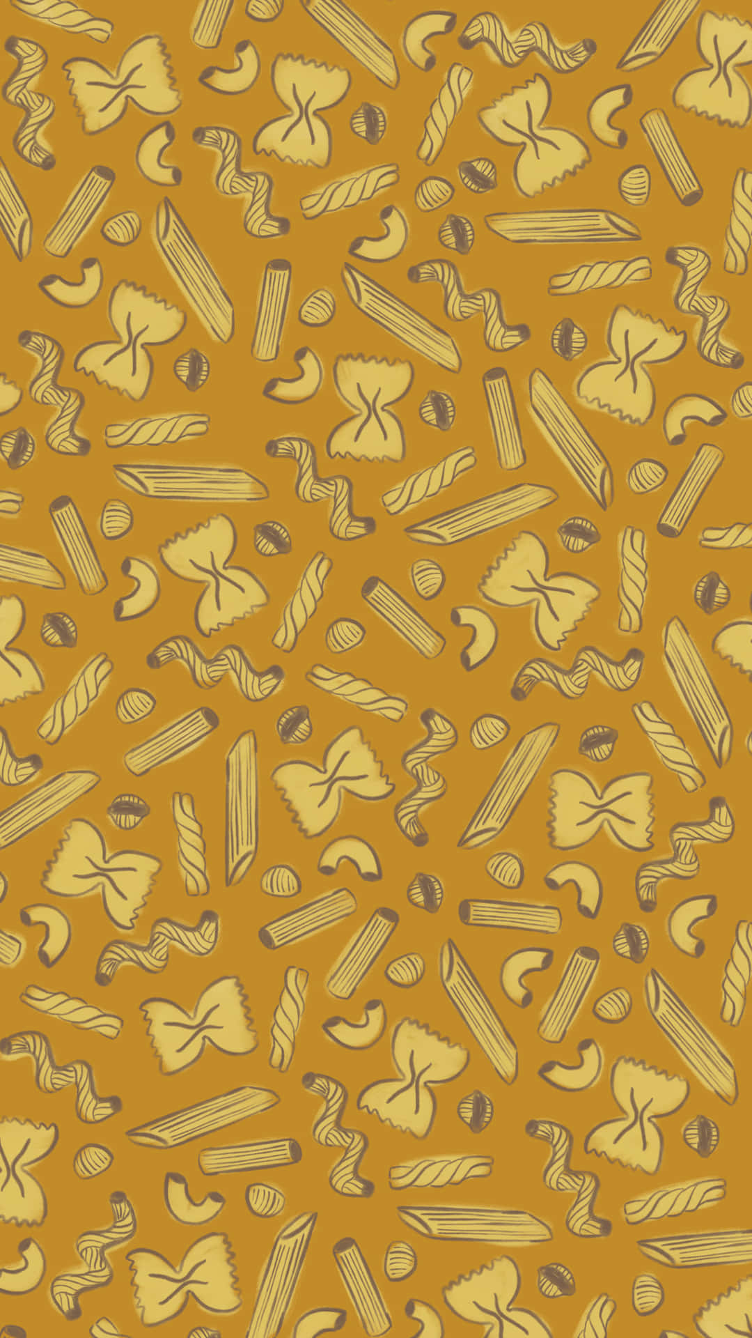 Android Pasta Background Various Pasta Drawing Pattern