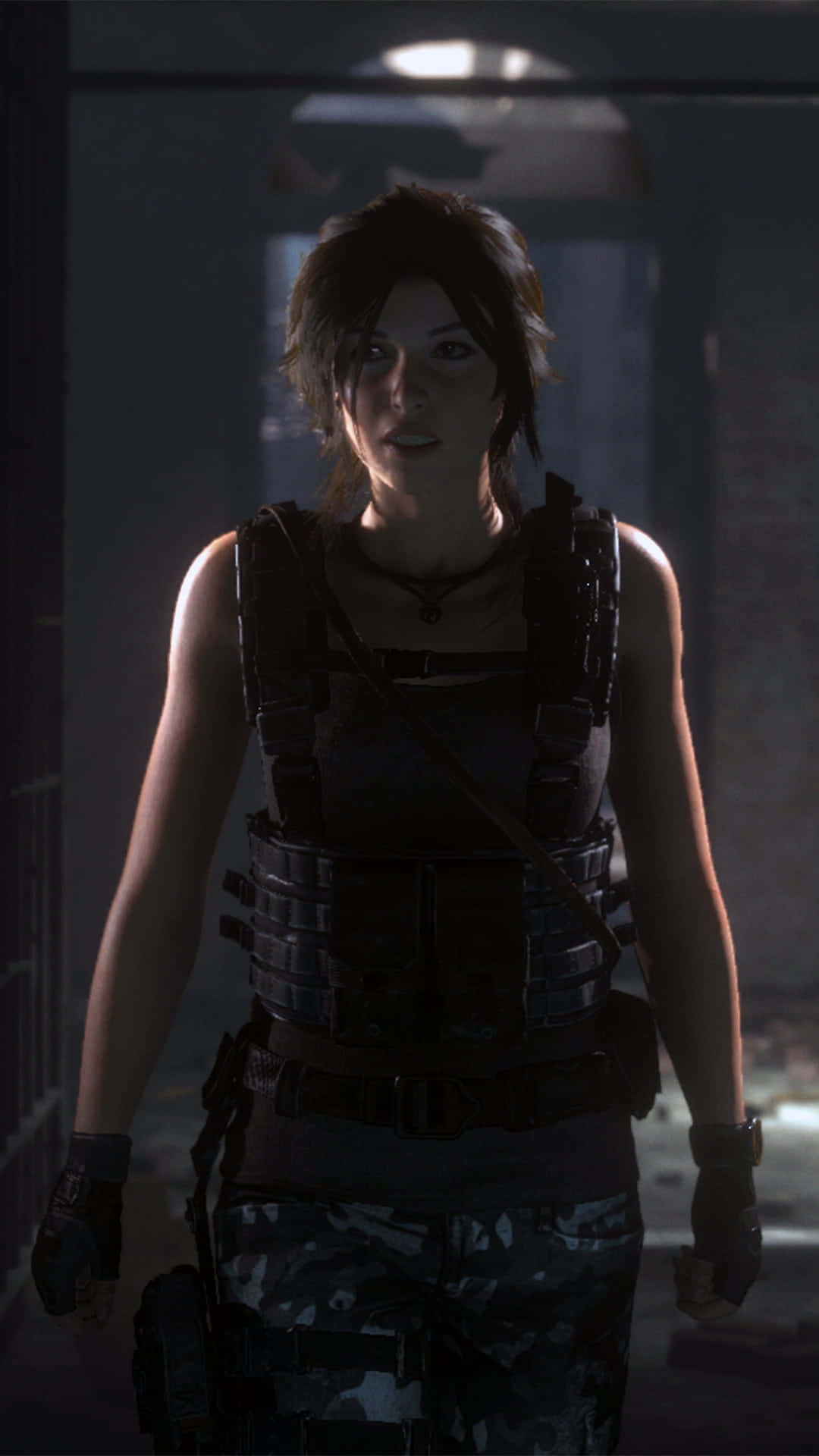 Androidhintergrundbild „aufstieg Des Tomb Raider“ Weste